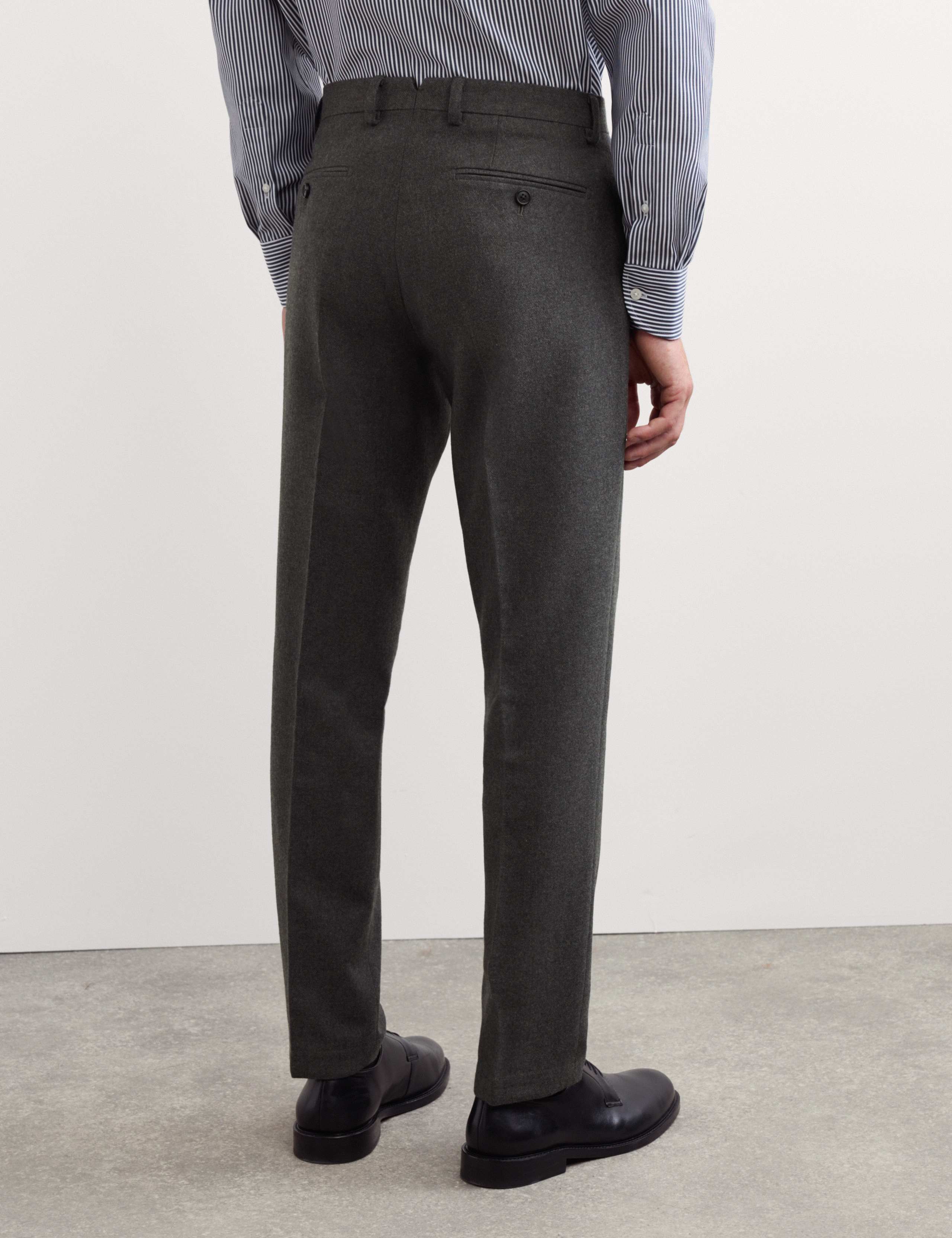 Tailored Fit Cotton Wool Blend Suit Trousers 5 of 6