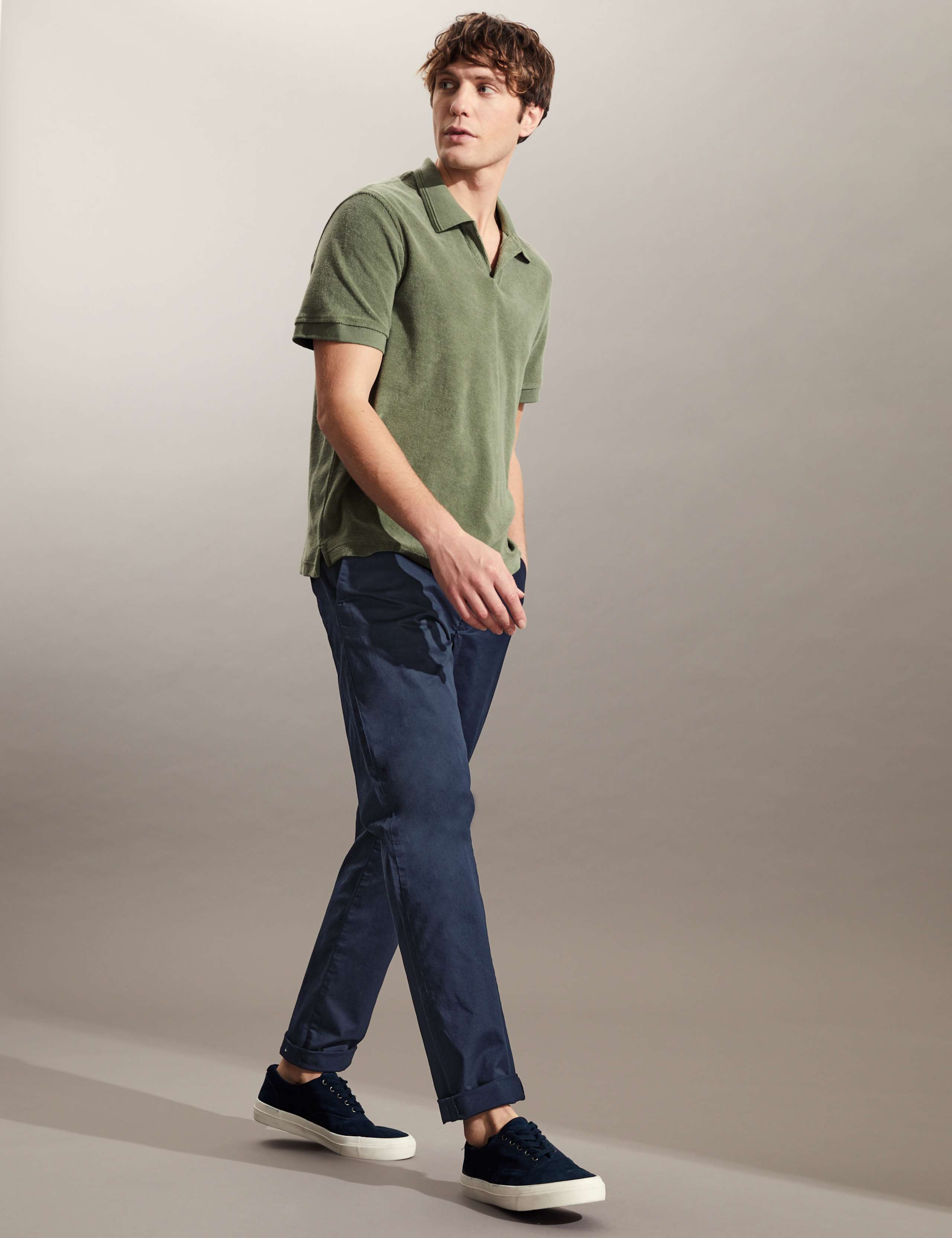 Slim Fit Stretch Chinos 1 of 7