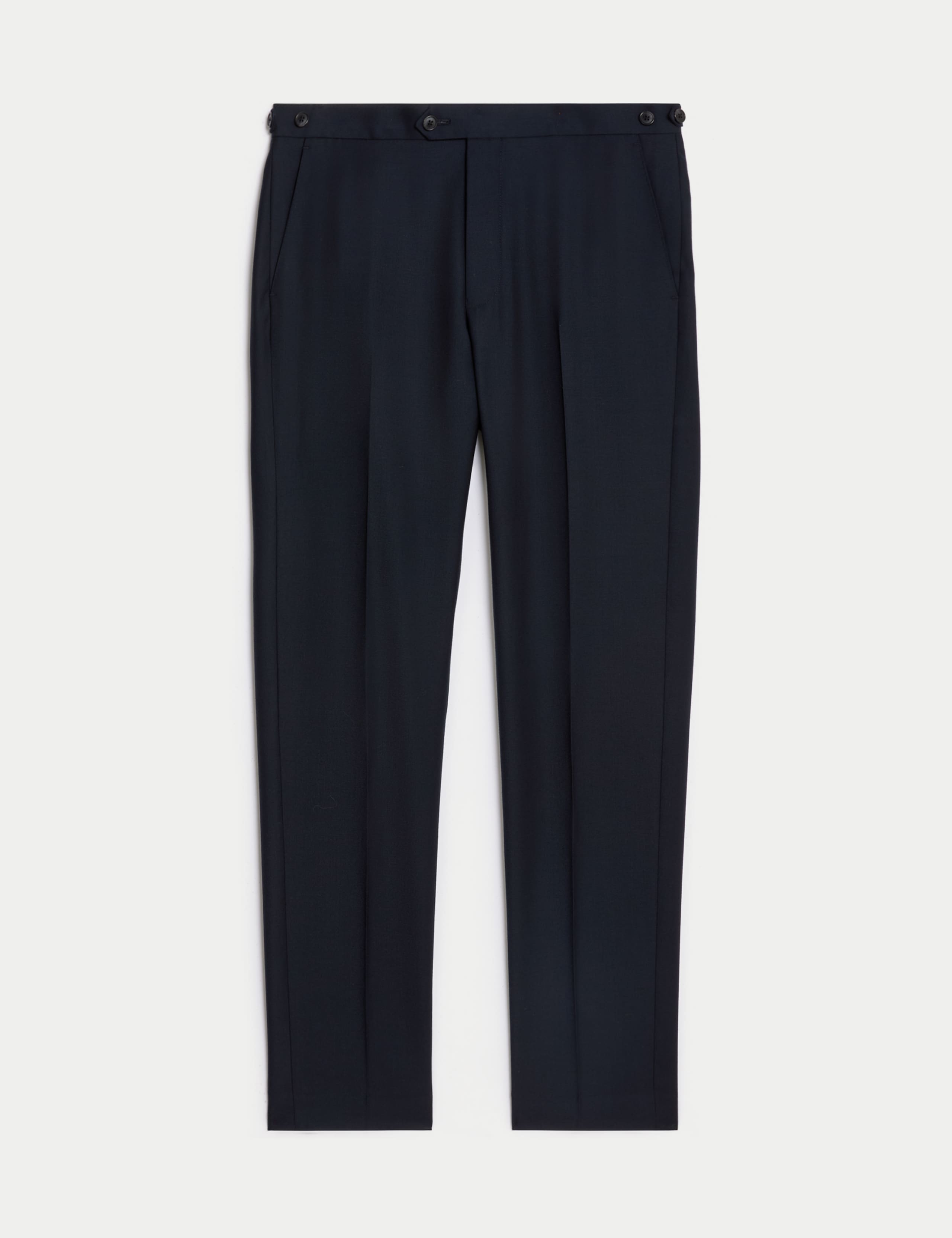 Tailored Fit Pure Wool Twill Suit Trousers 2 of 8