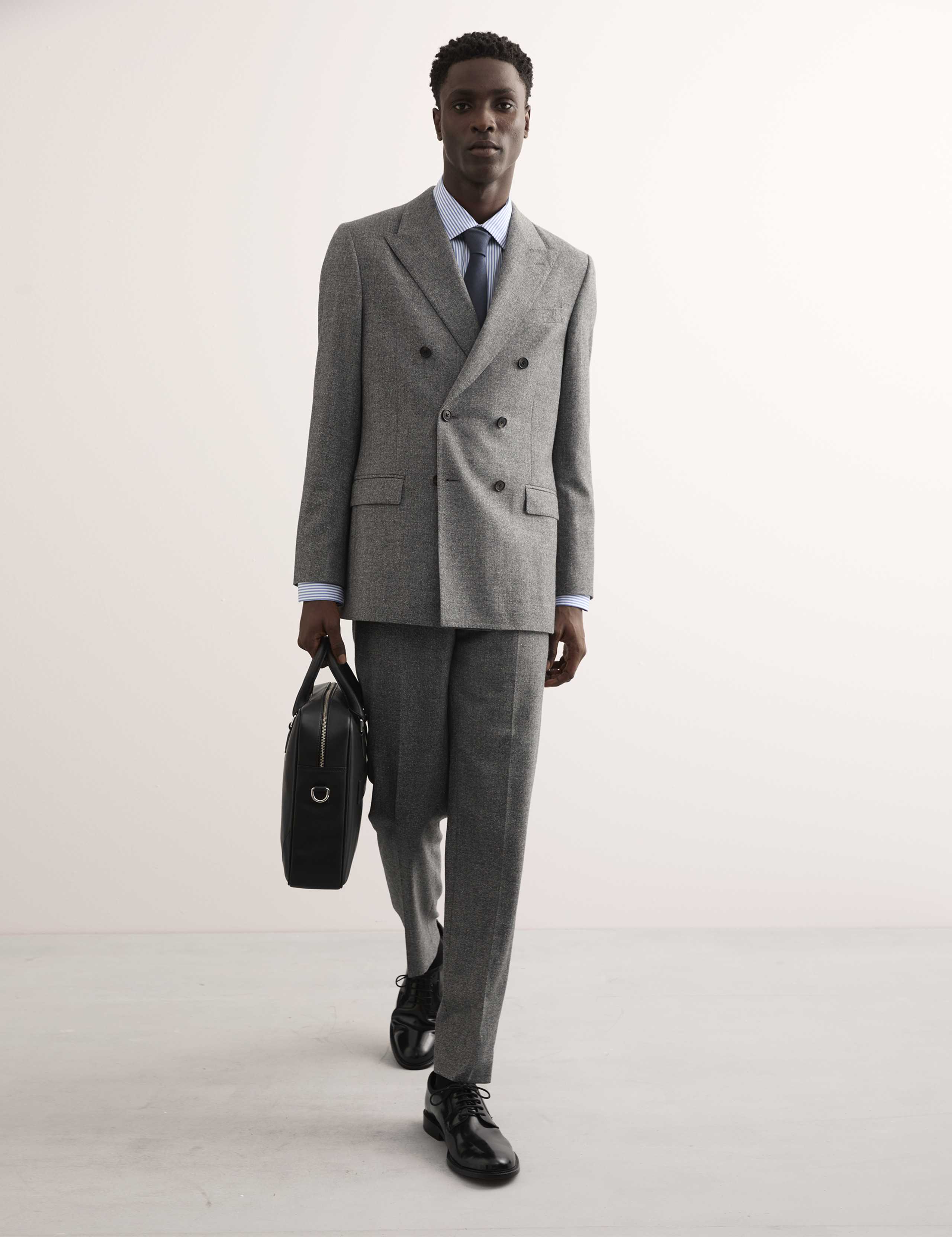 Tailored Fit Italian Wool Rich Jacket with Silk 8 of 8