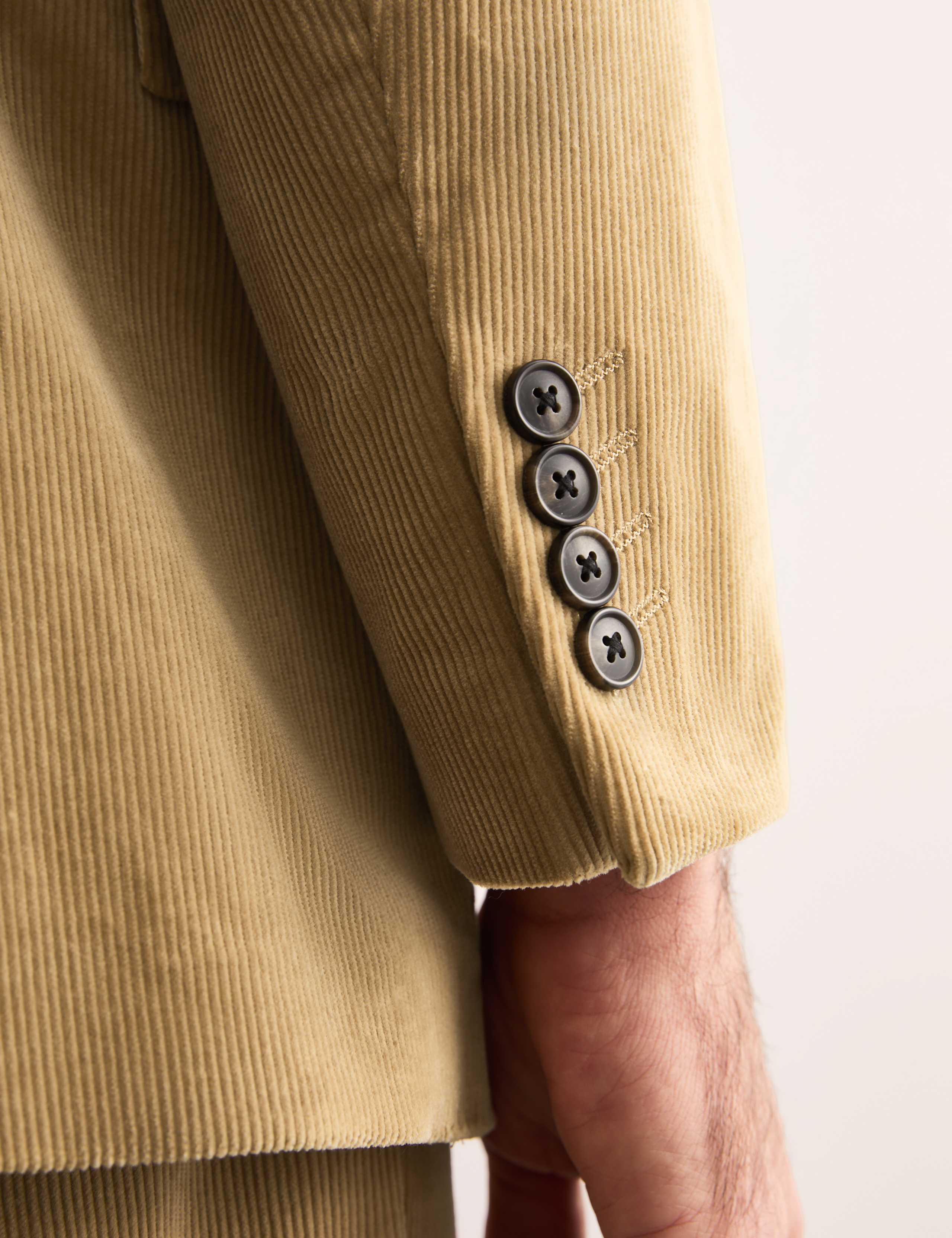 Tailored Fit Cotton Rich Corduroy Jacket 8 of 8