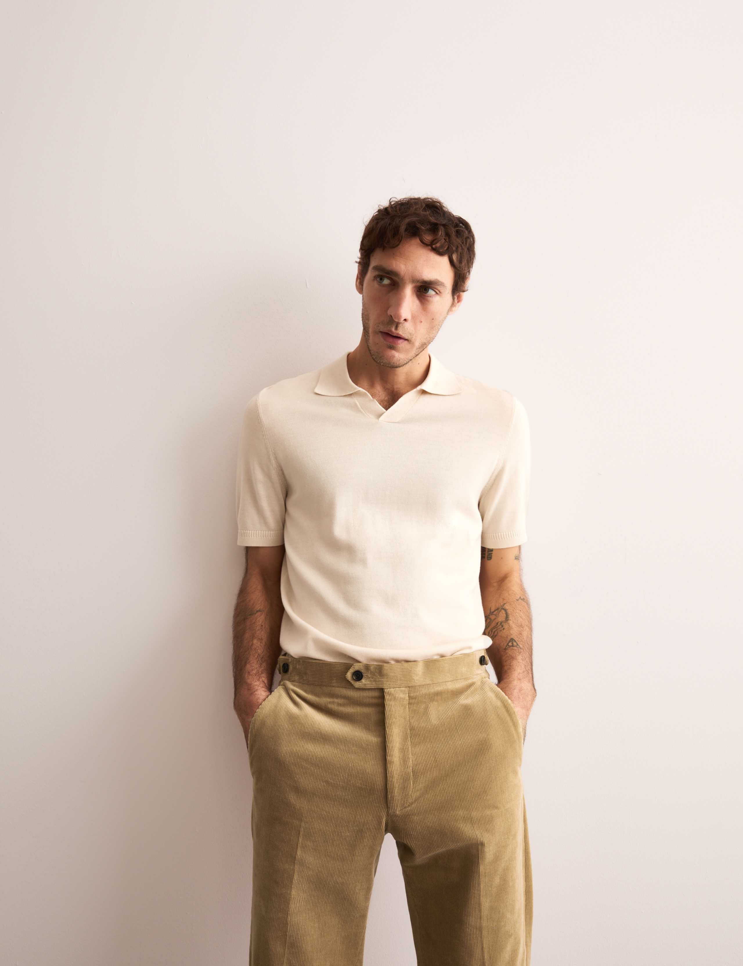 Tailored Fit Cotton Rich Corduroy Trousers 6 of 8