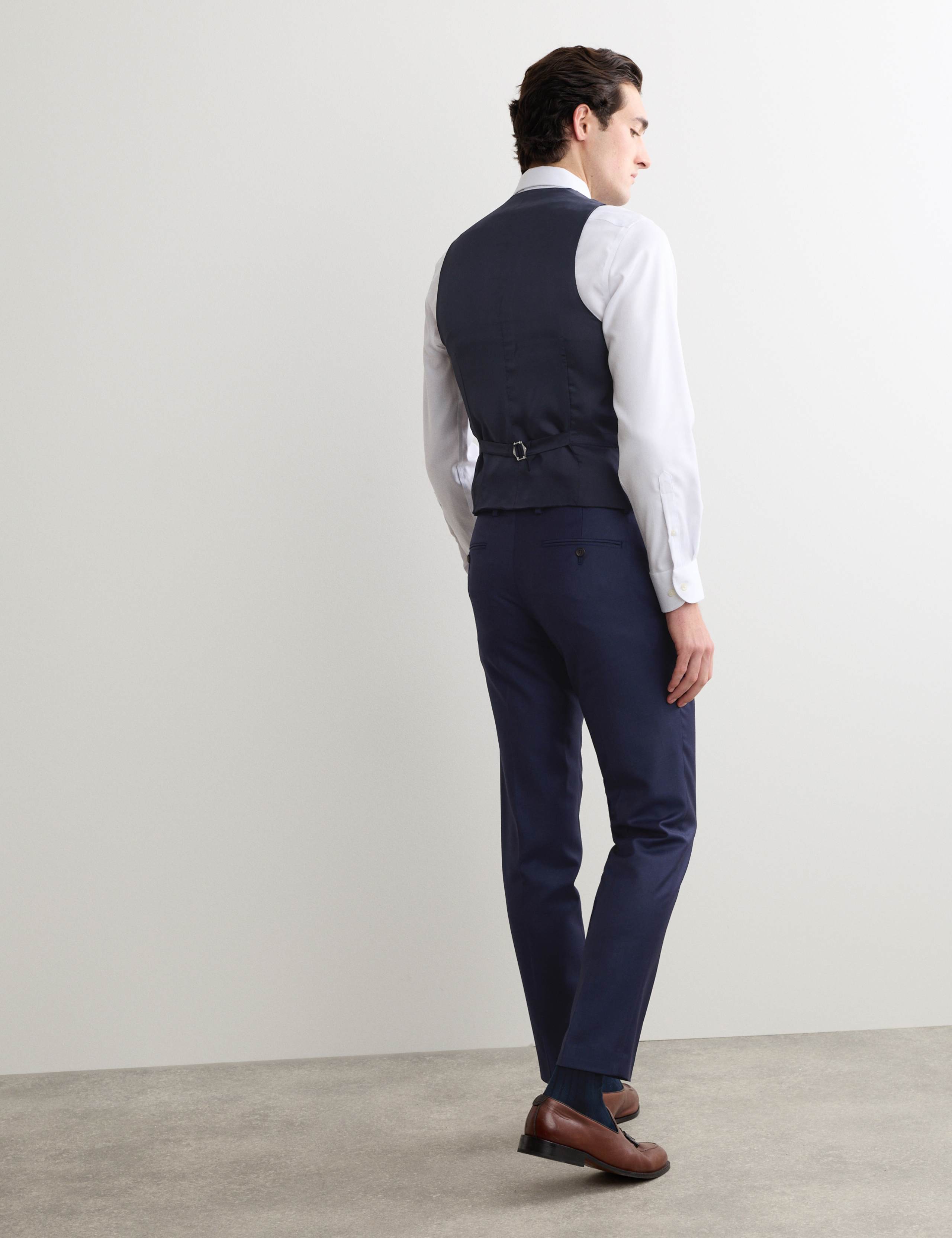 Italian Pure Wool Sharkskin Waistcoat 6 of 7