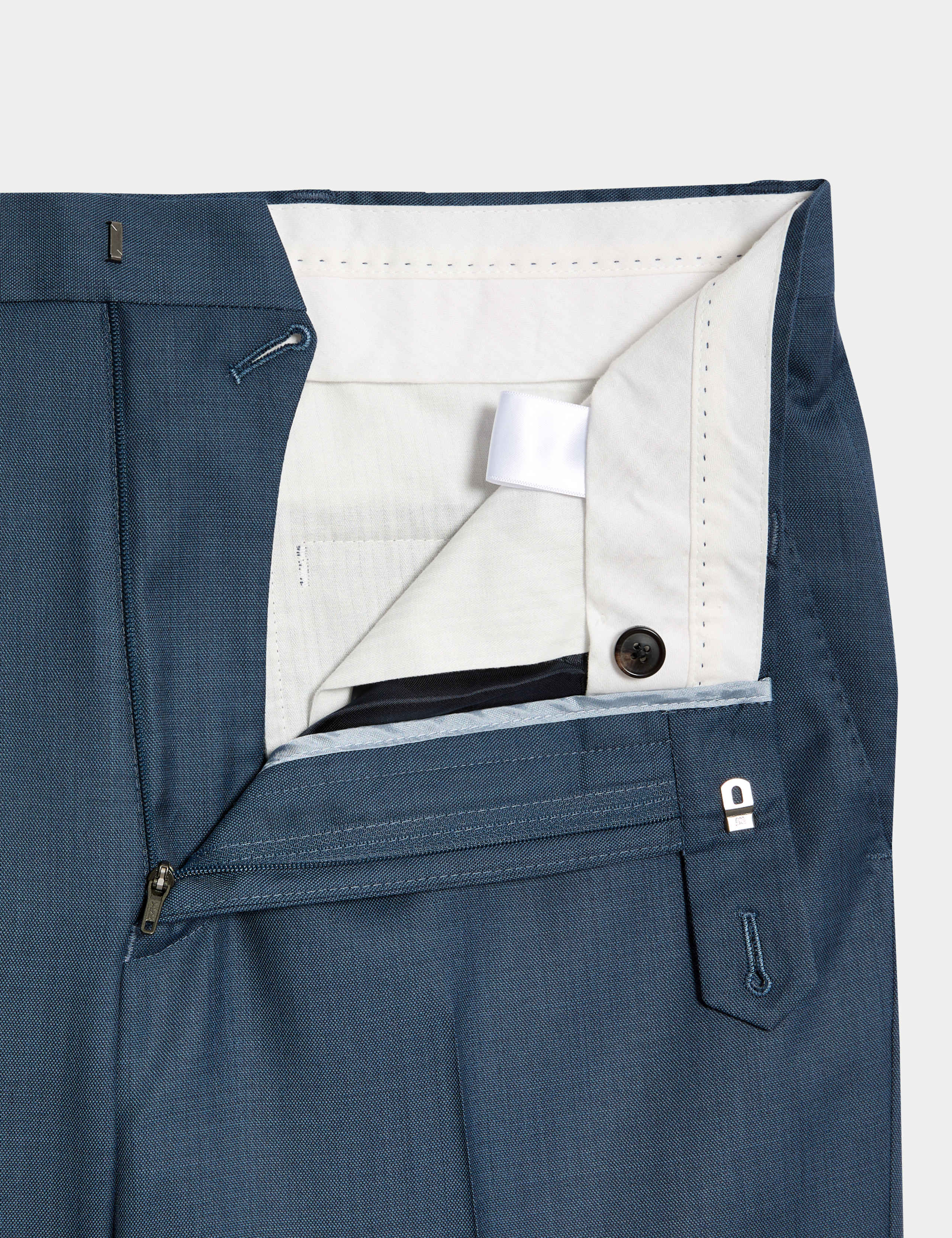 Tailored Fit Pure Wool Textured Suit Trousers 3 of 8