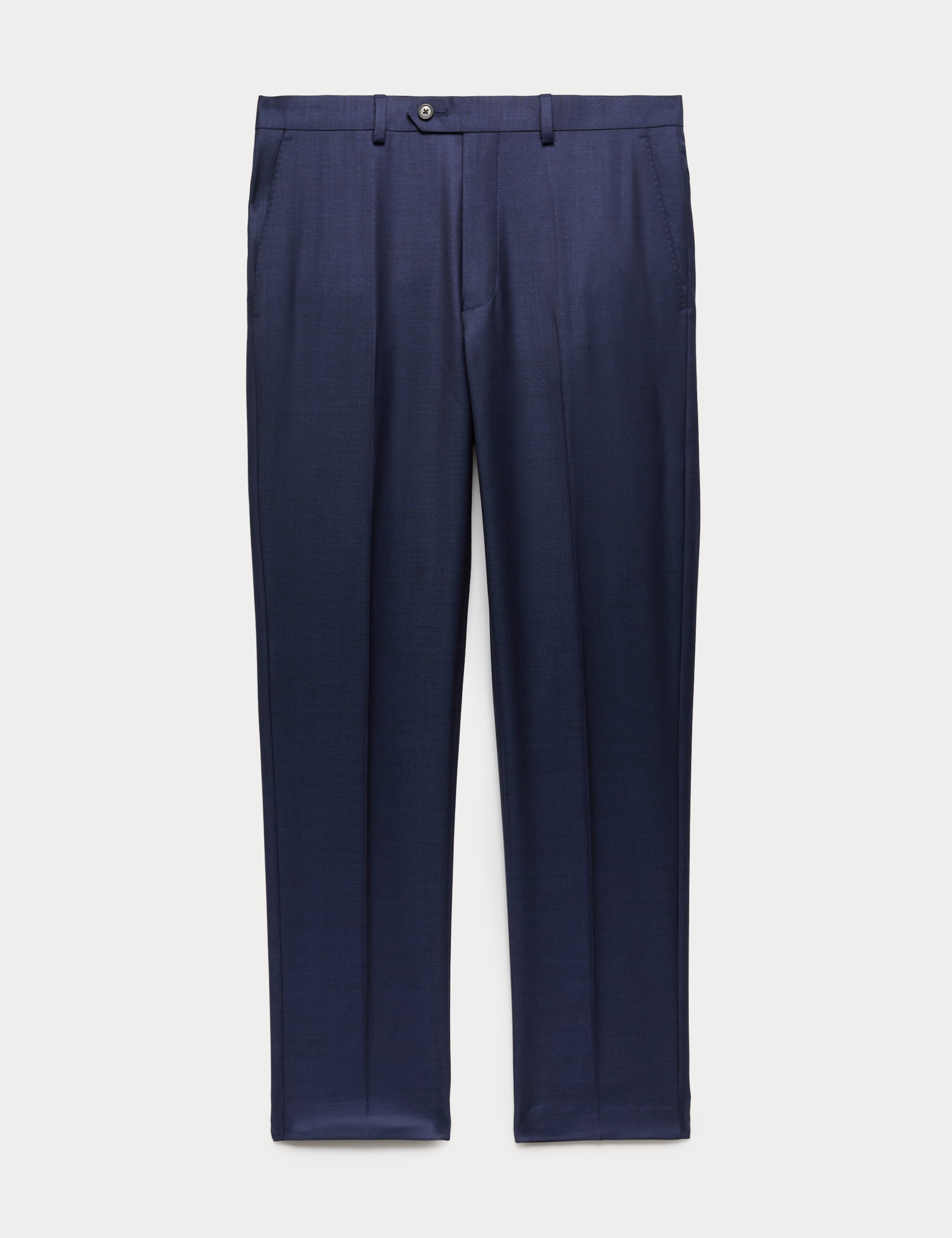 Tailored Fit Pure Wool Textured Suit Trousers 1 of 1