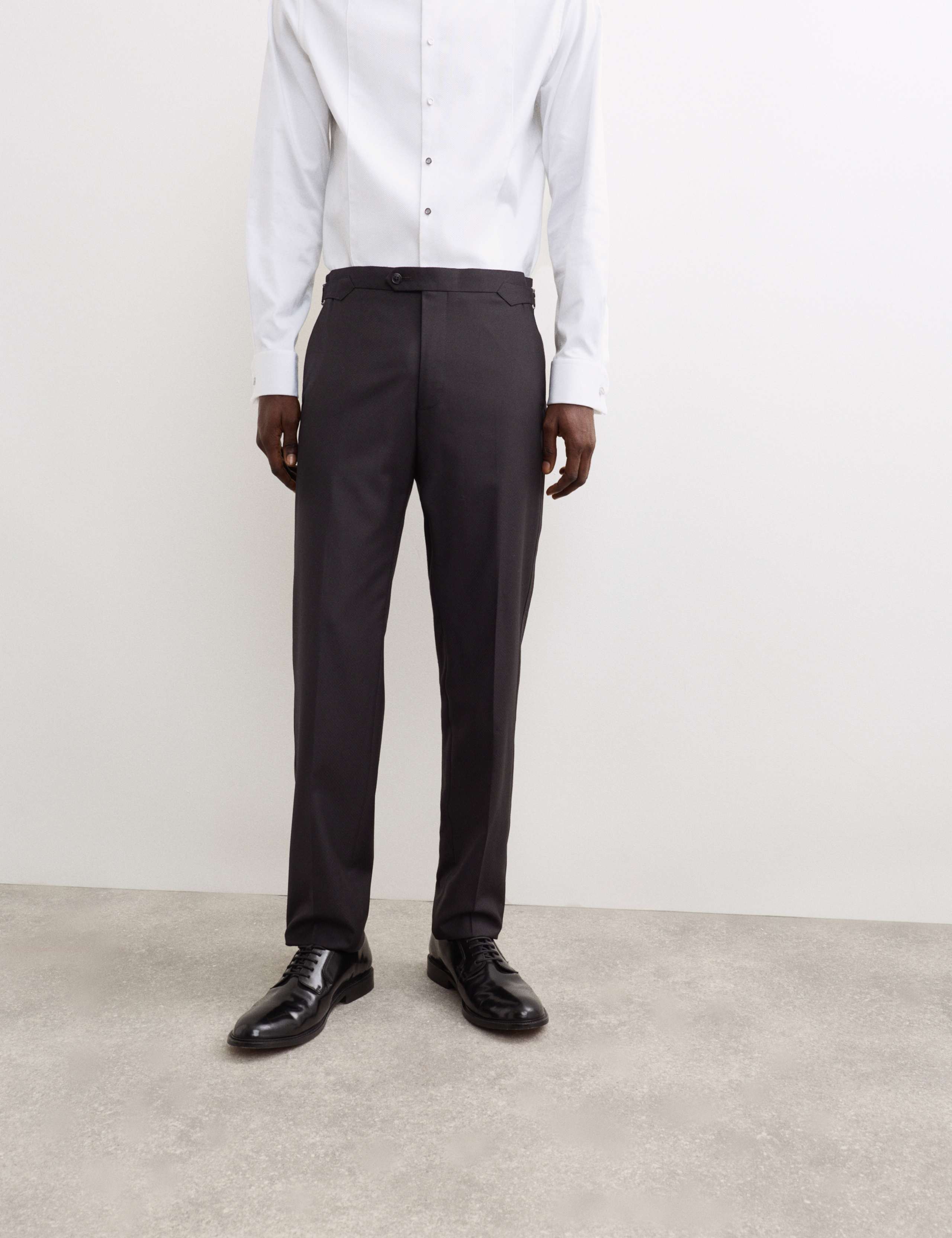 Tailored Fit Pure Wool Tuxedo Trousers 4 of 8