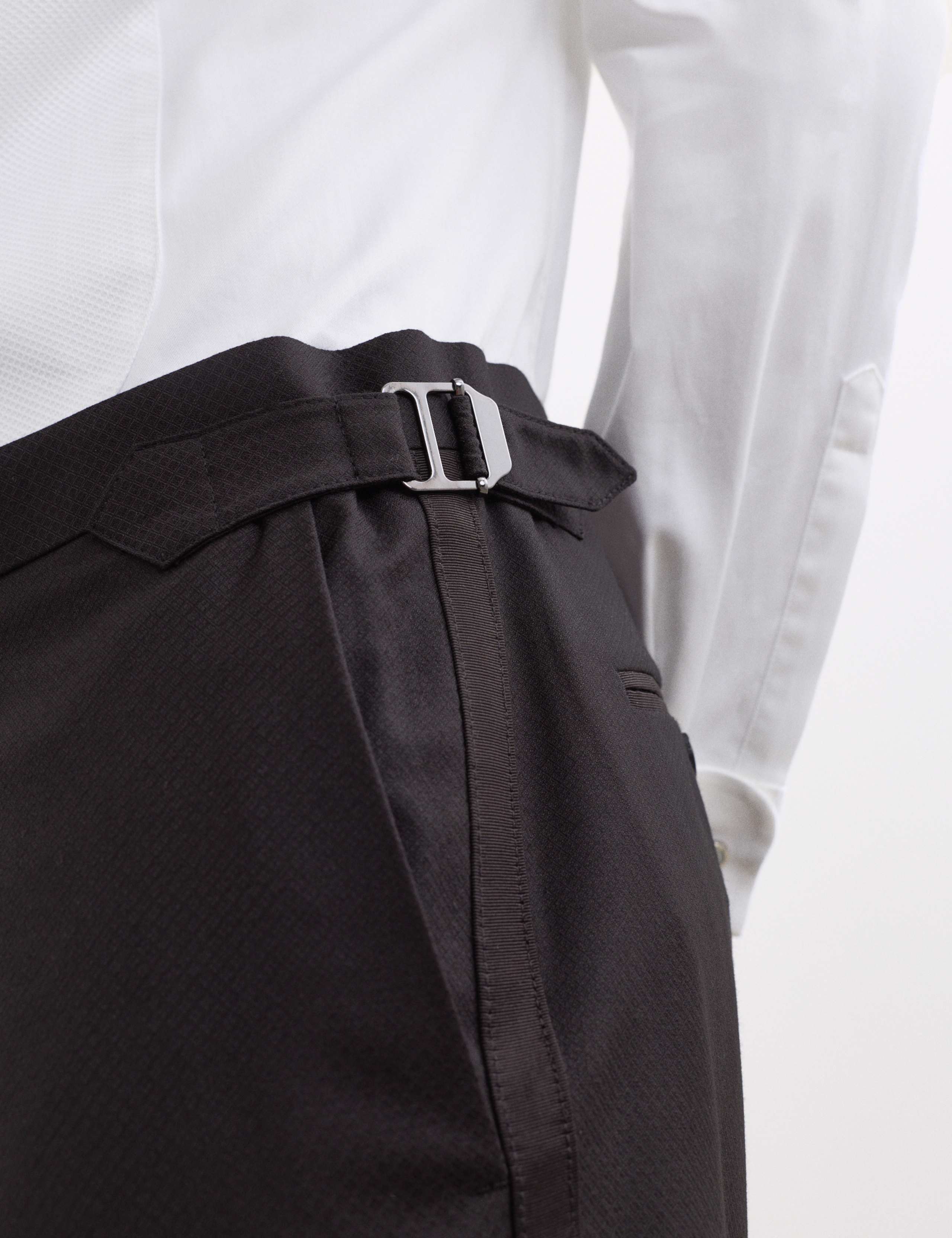 Tailored Fit Pure Wool Tuxedo Trousers 5 of 8