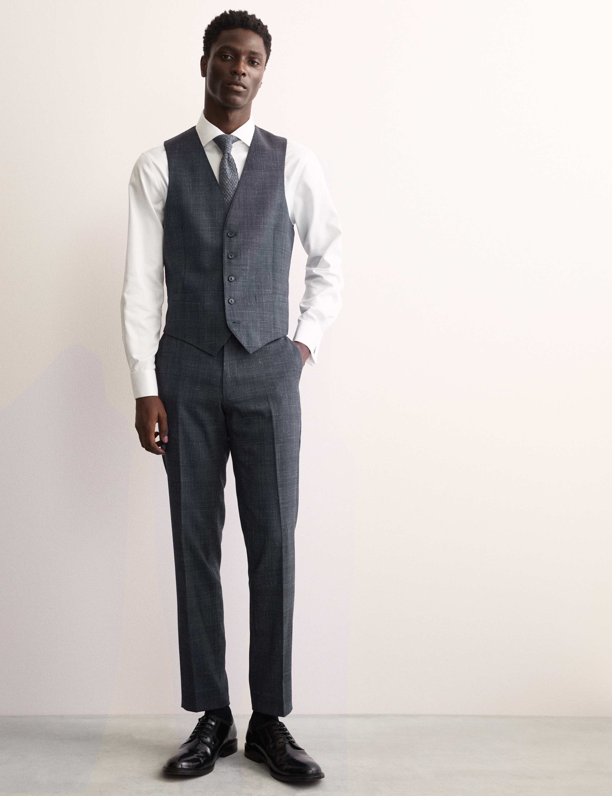 Italian Wool, Silk and Linen Waistcoat 1 of 6