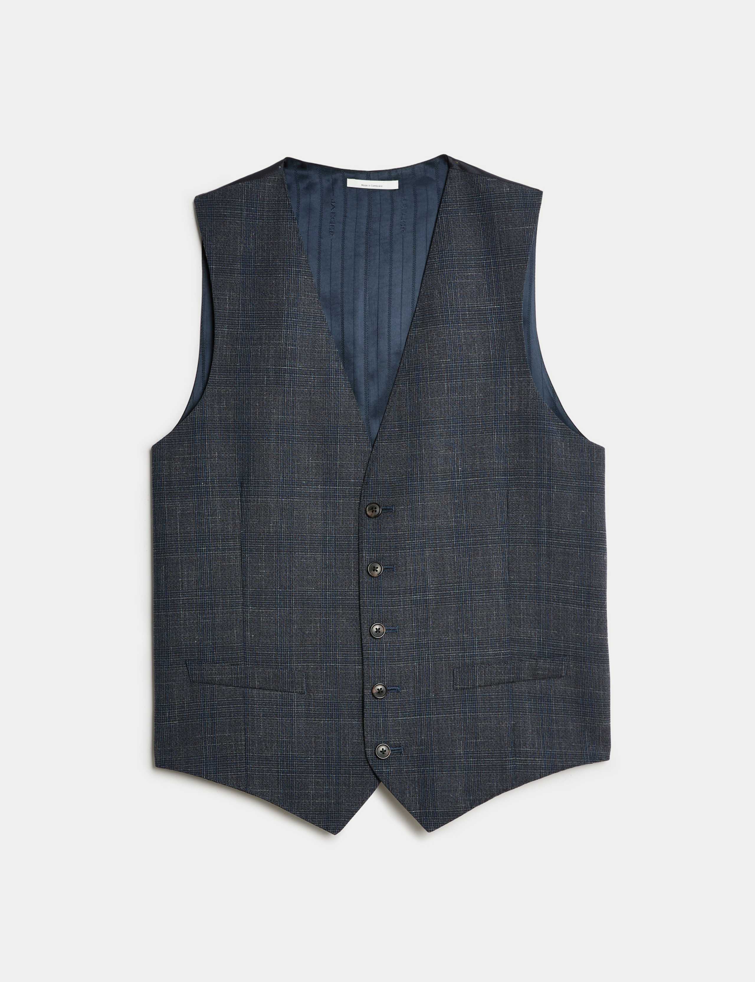 Italian Wool, Silk and Linen Waistcoat 2 of 6