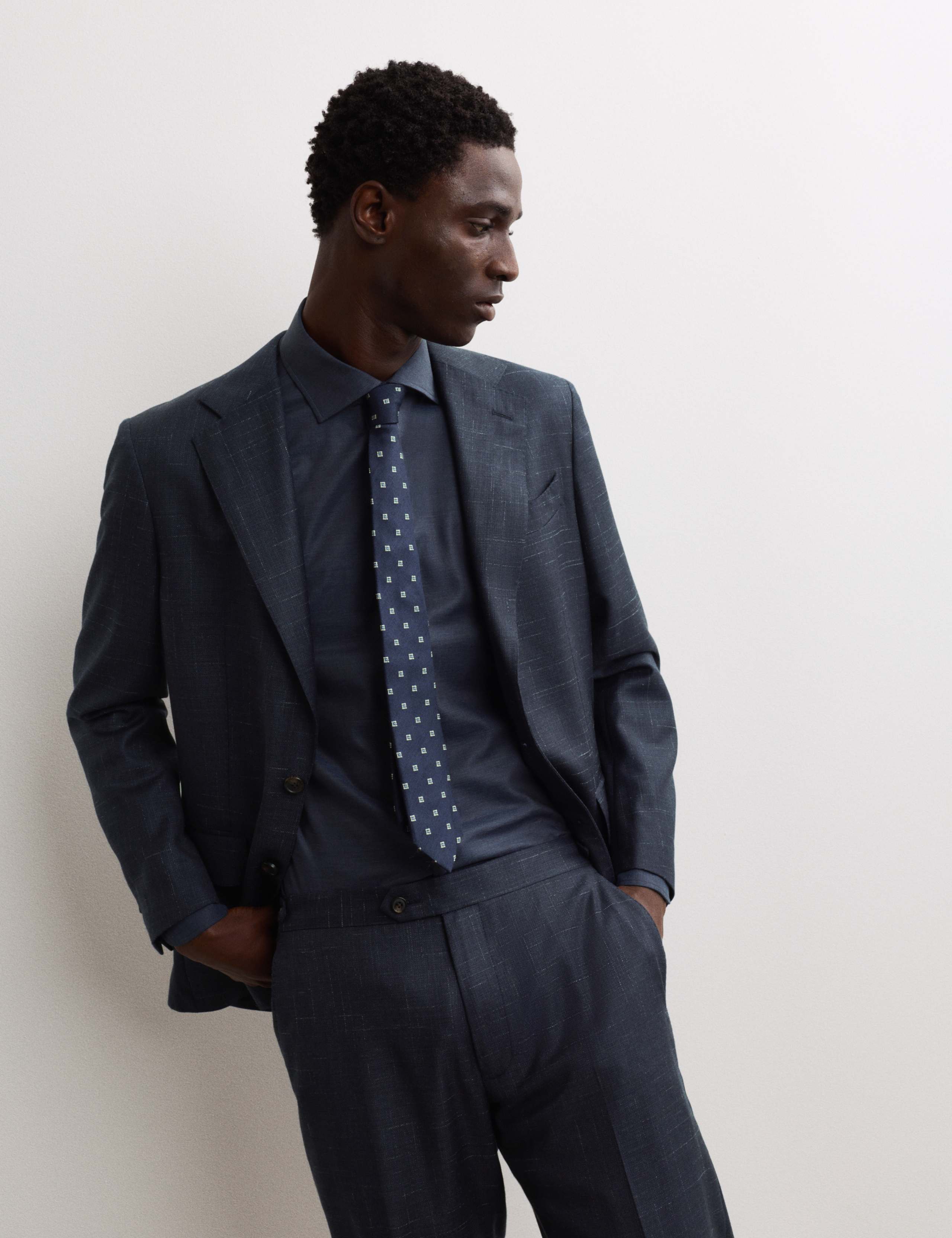 Tailored Fit Wool Rich Suit Jacket 3 of 7