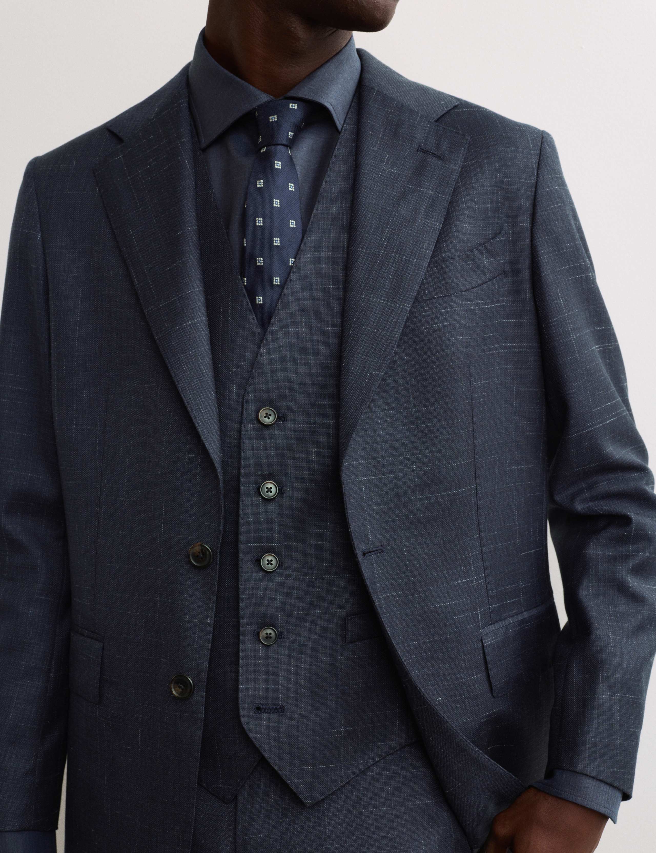 Tailored Fit Wool Rich Suit Jacket 4 of 7