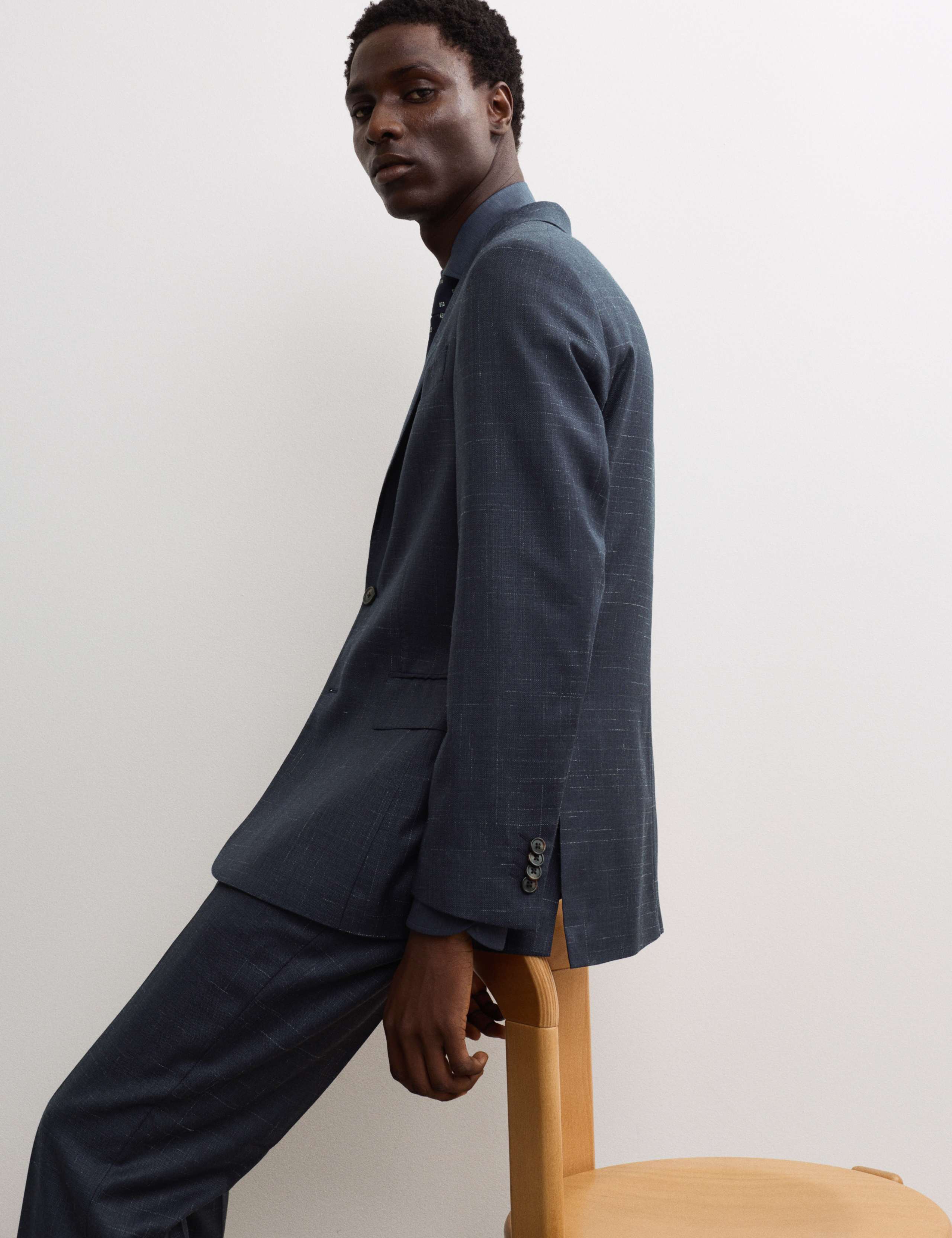 Tailored Fit Wool Rich Suit Jacket 5 of 7