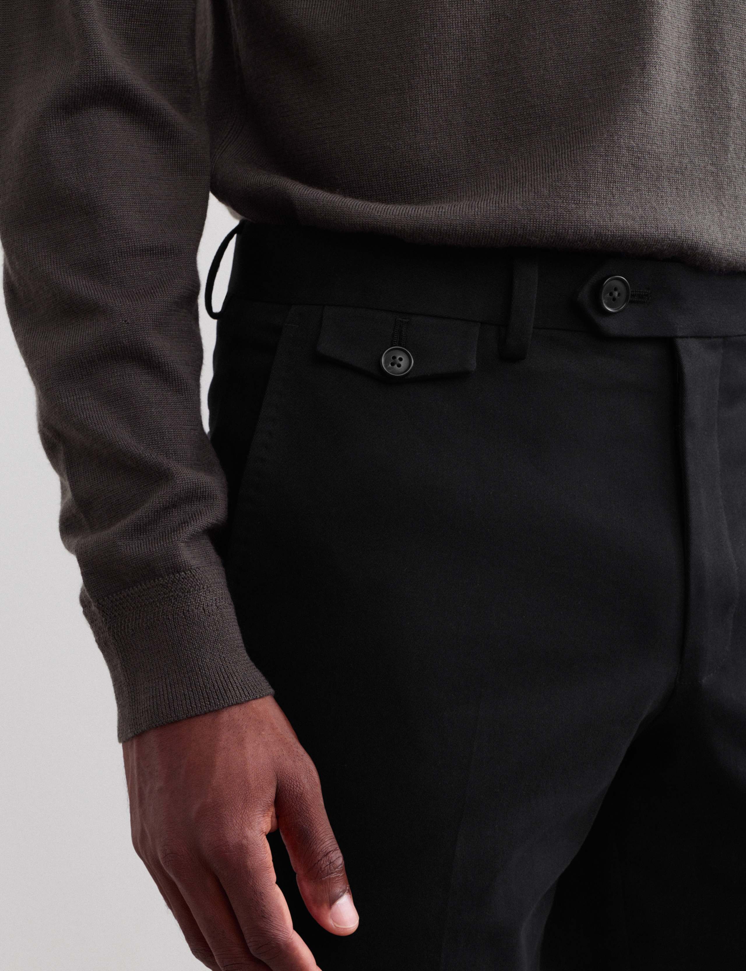 Tailored Fit Italian Cotton Chinos 4 of 7