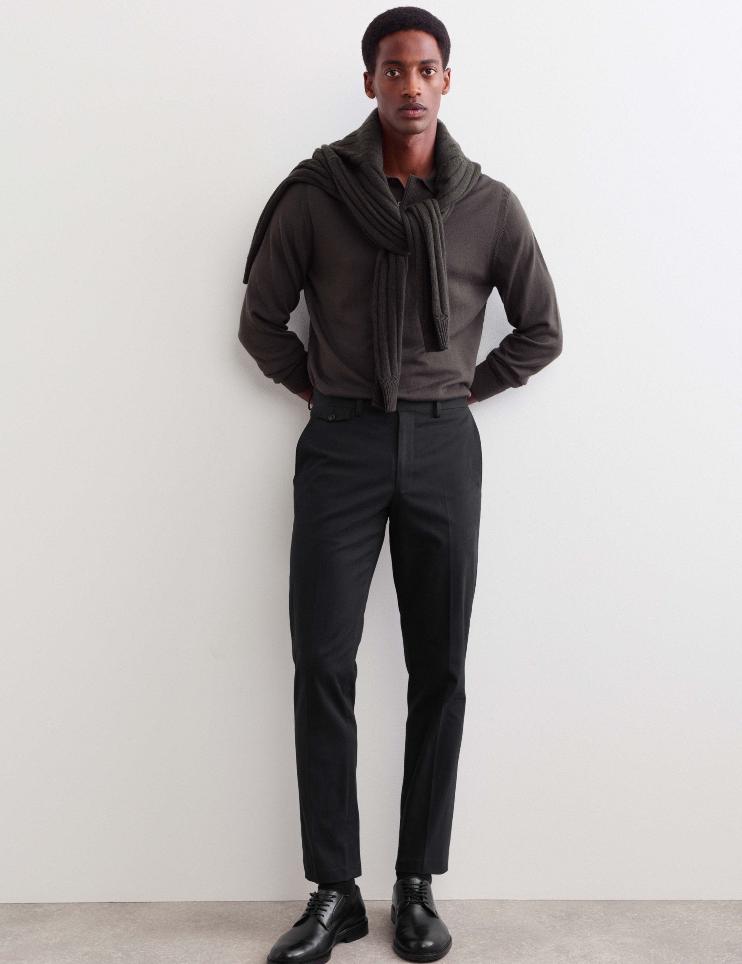 Tailored Fit Italian Cotton Chinos 7 of 7