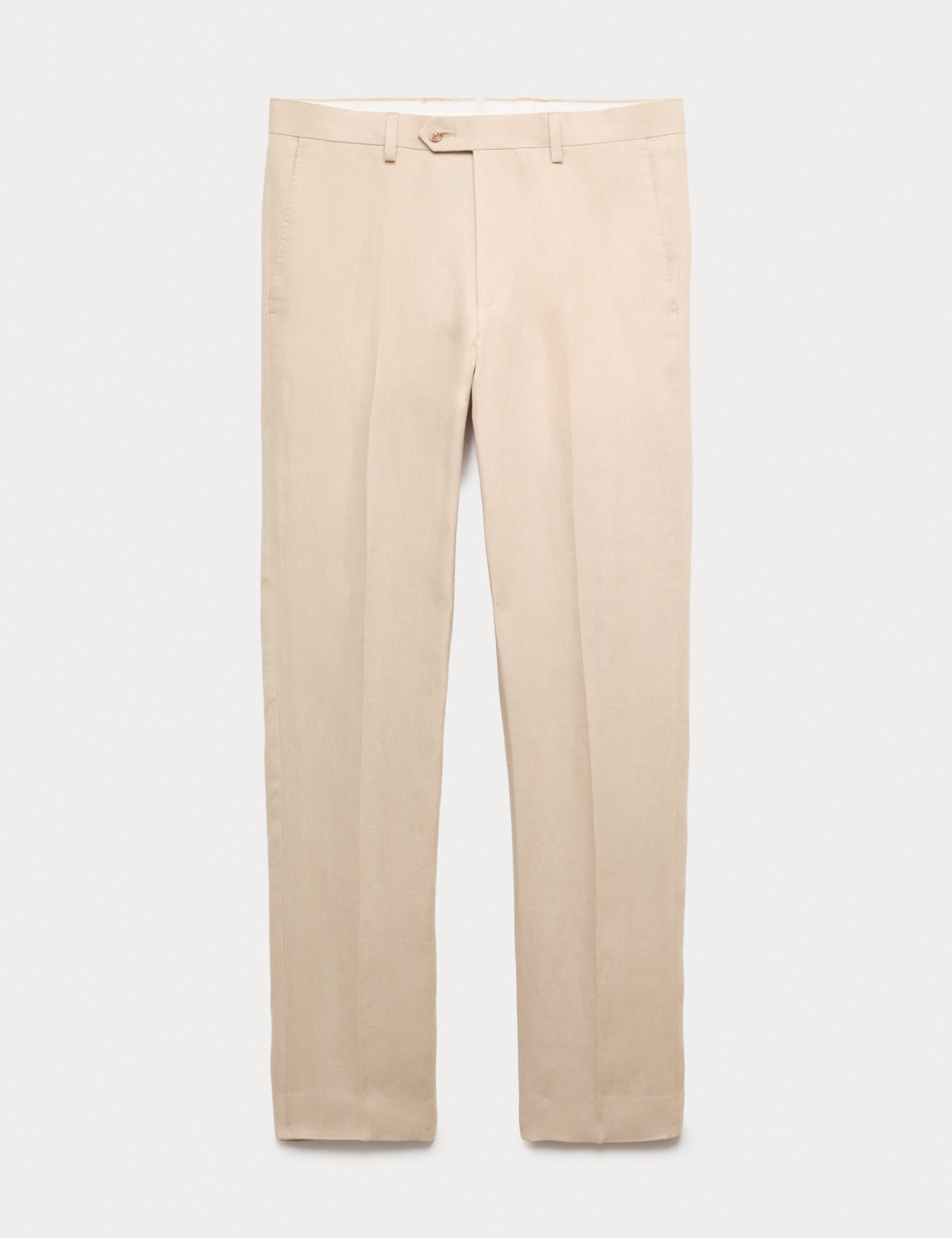 Tailored Fit Pure Linen Trousers 2 of 6