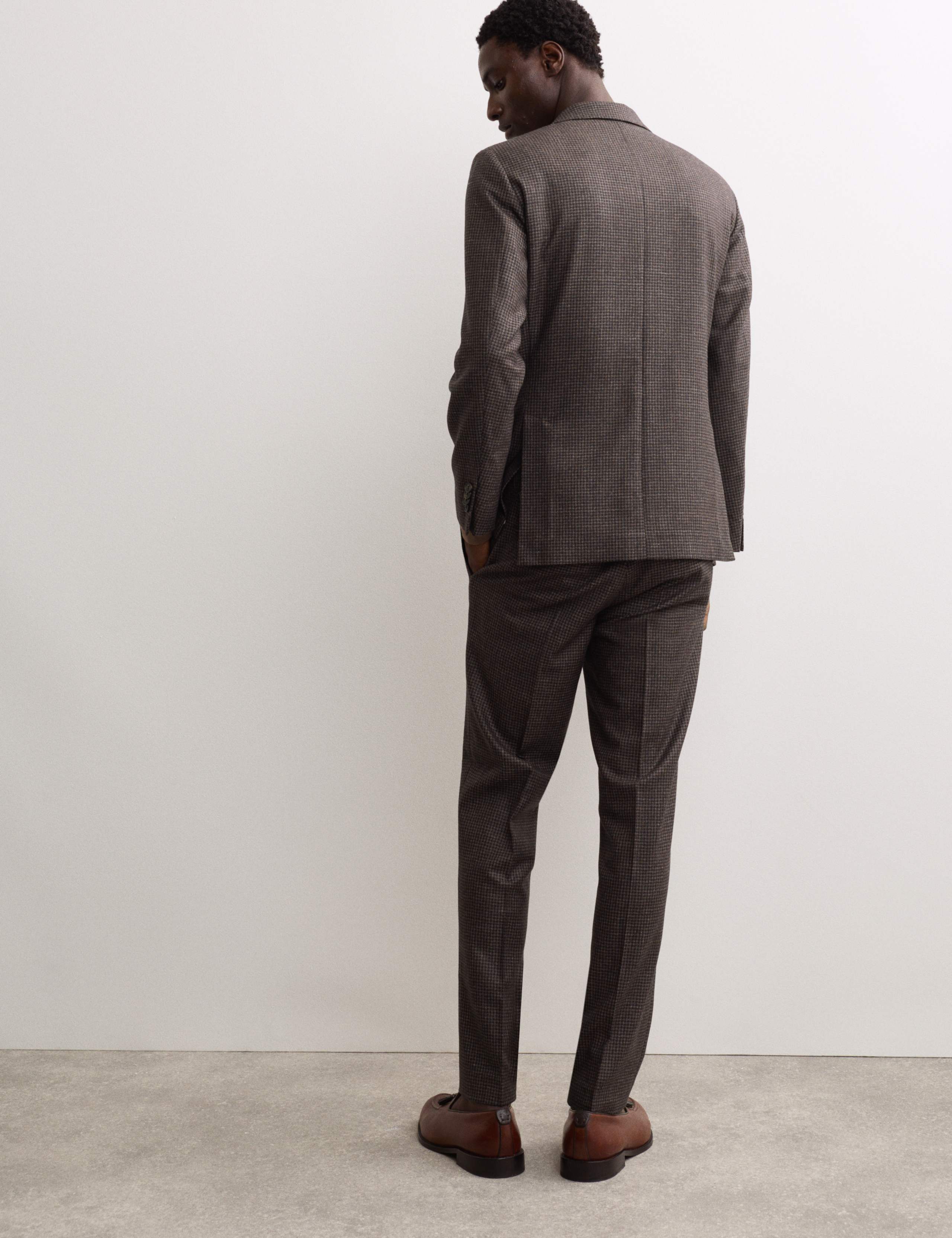 Houndstooth Double Breasted Suit Jacket 5 of 6