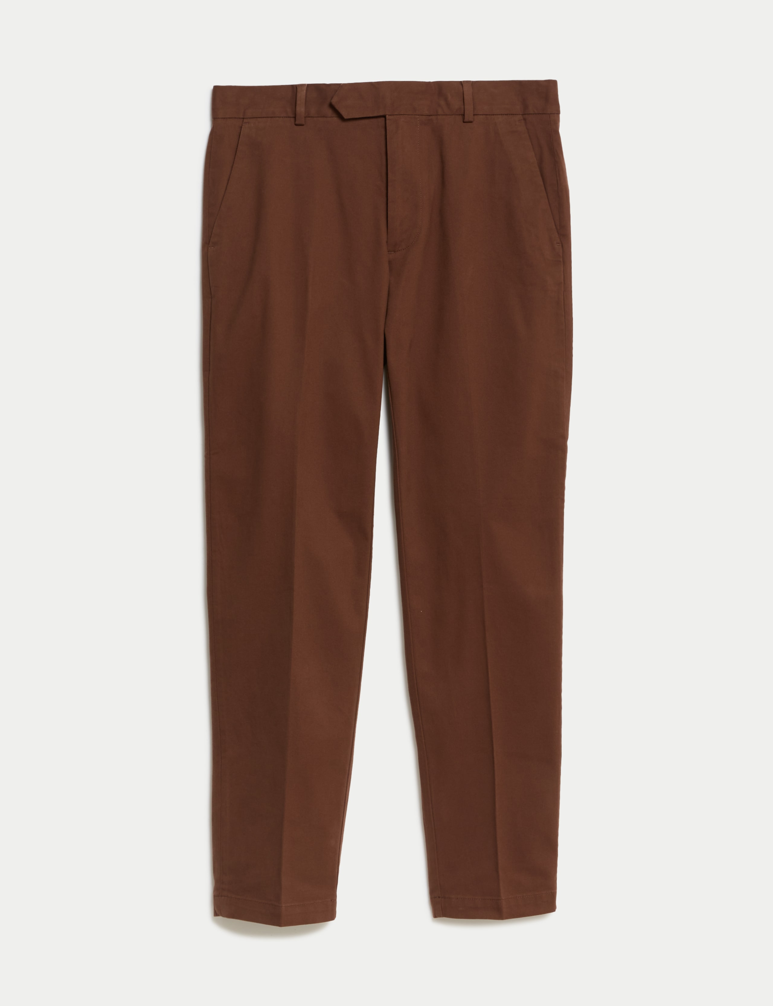 Tapered Fit Italian Flat Front Chinos 2 of 8