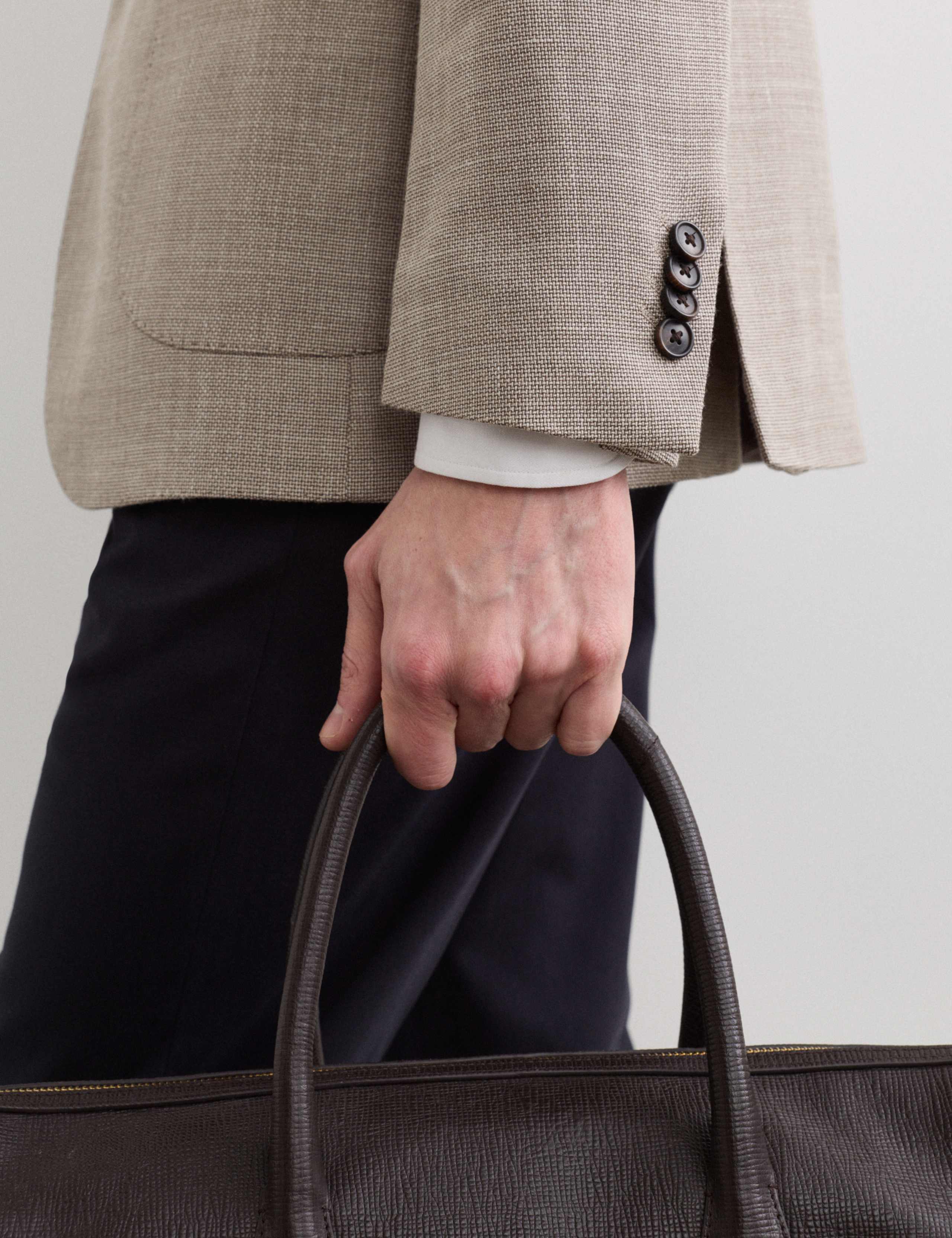 Tailored Fit Italian Wool Rich Check Blazer 6 of 8