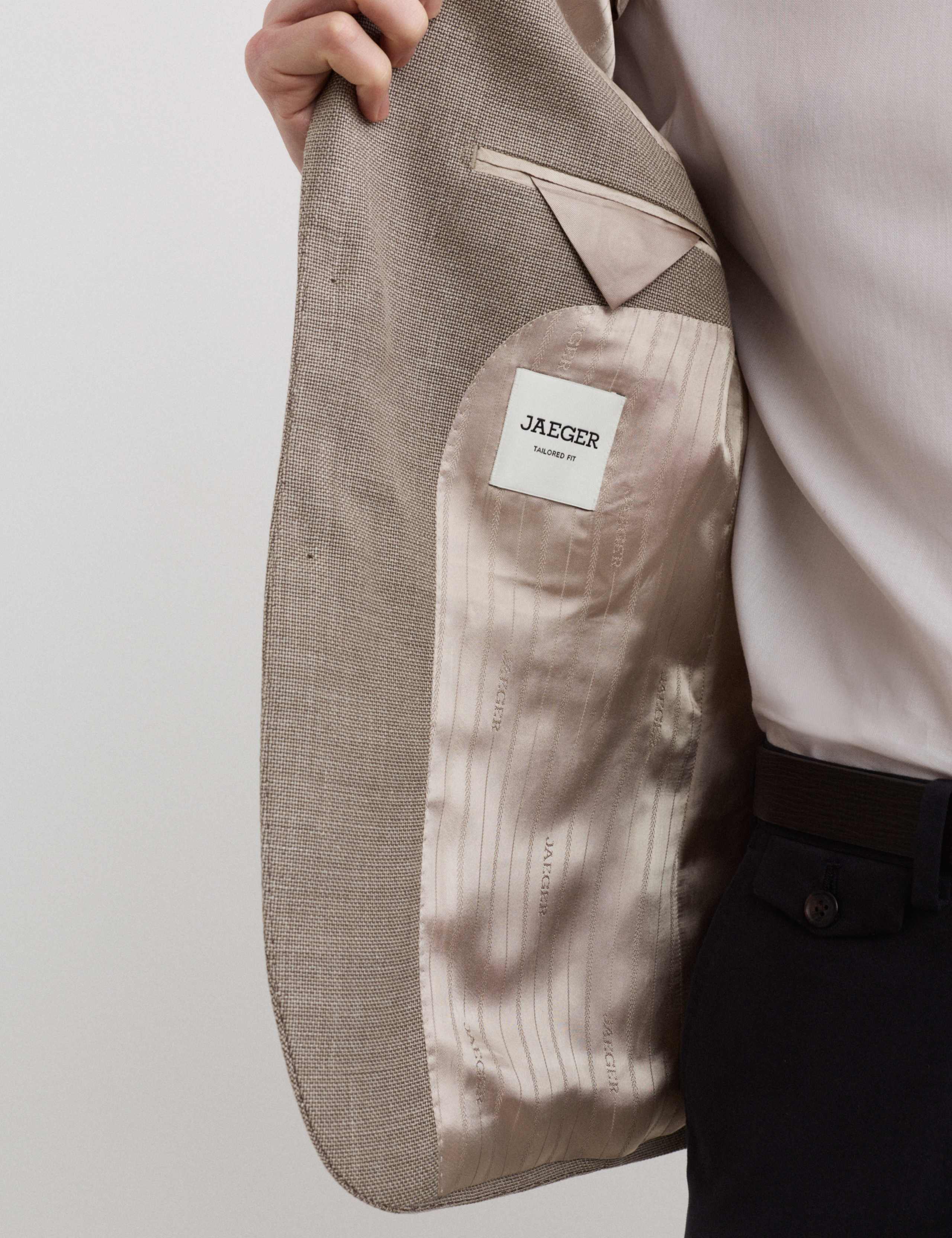 Tailored Fit Italian Wool Rich Check Blazer 7 of 8