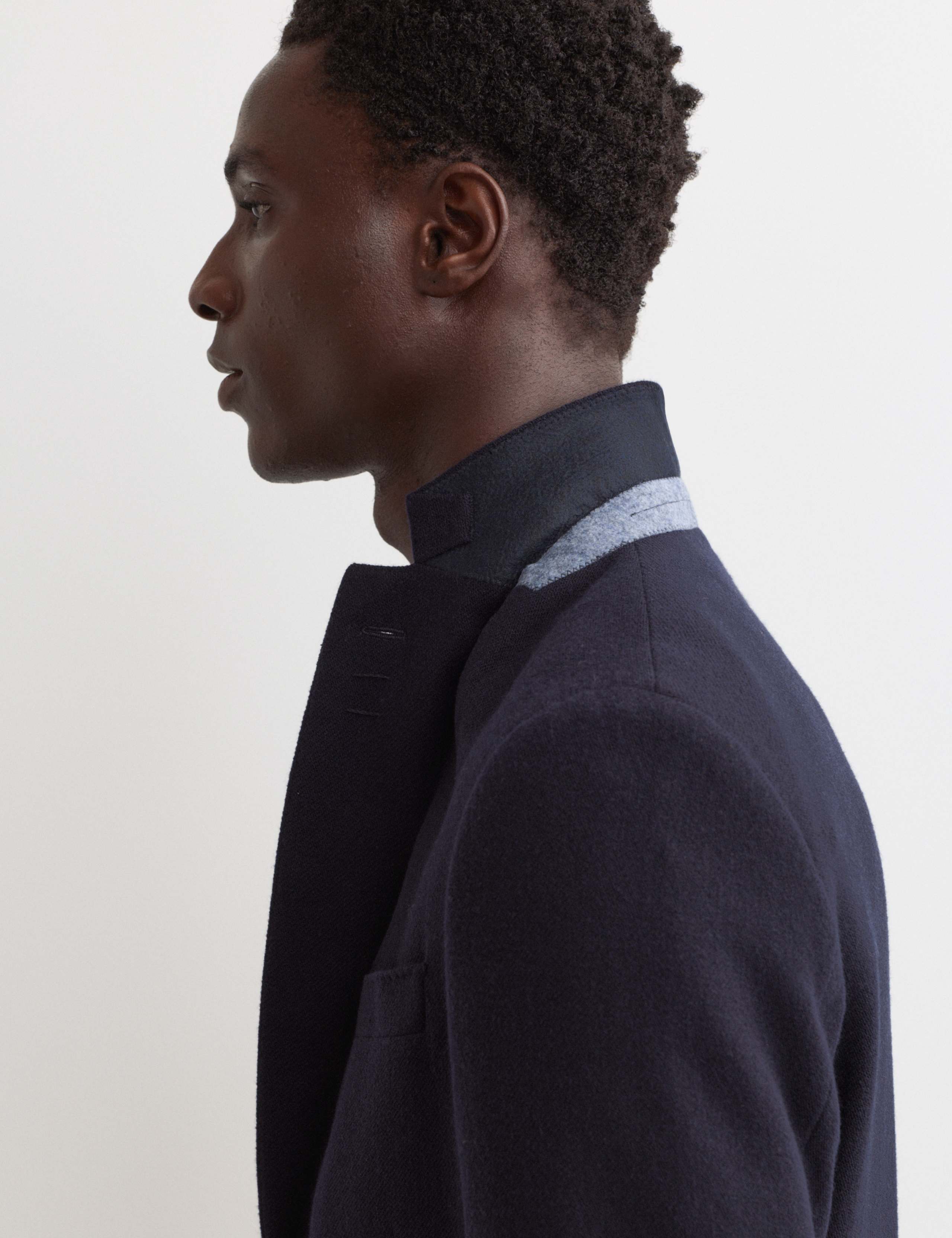 Tailored Fit Italian Wool Twill Blazer with Cashmere 1 of 8