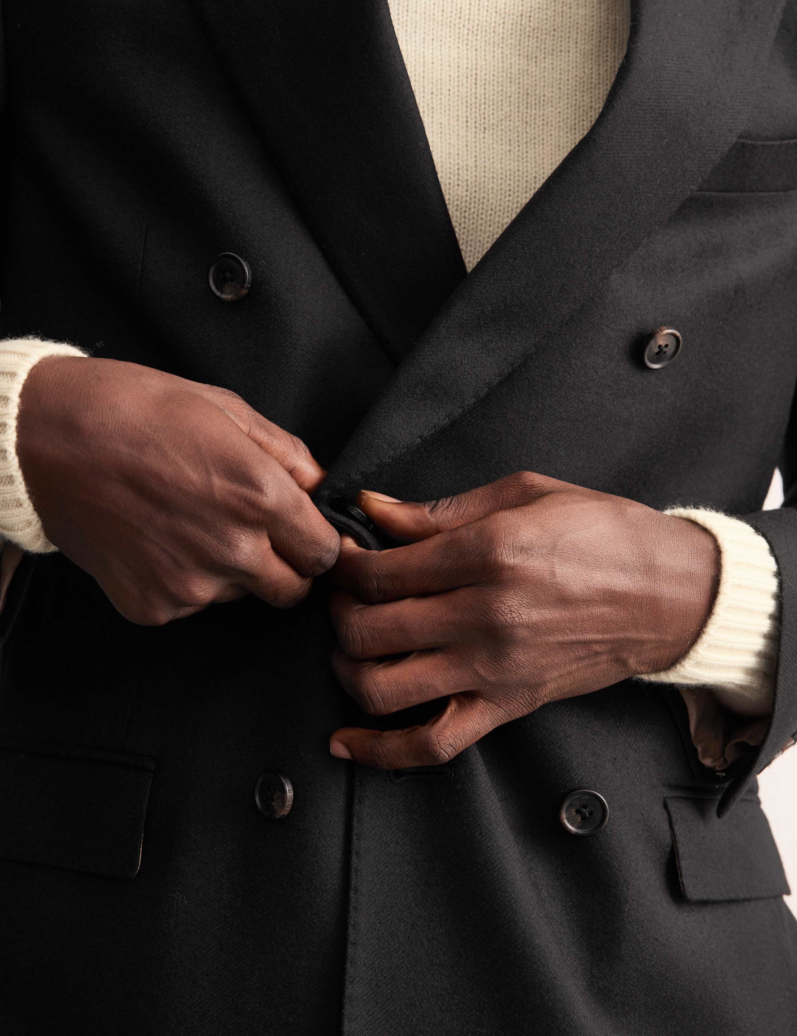 Tailored Fit Pure Wool Herringbone Jacket 6 of 7