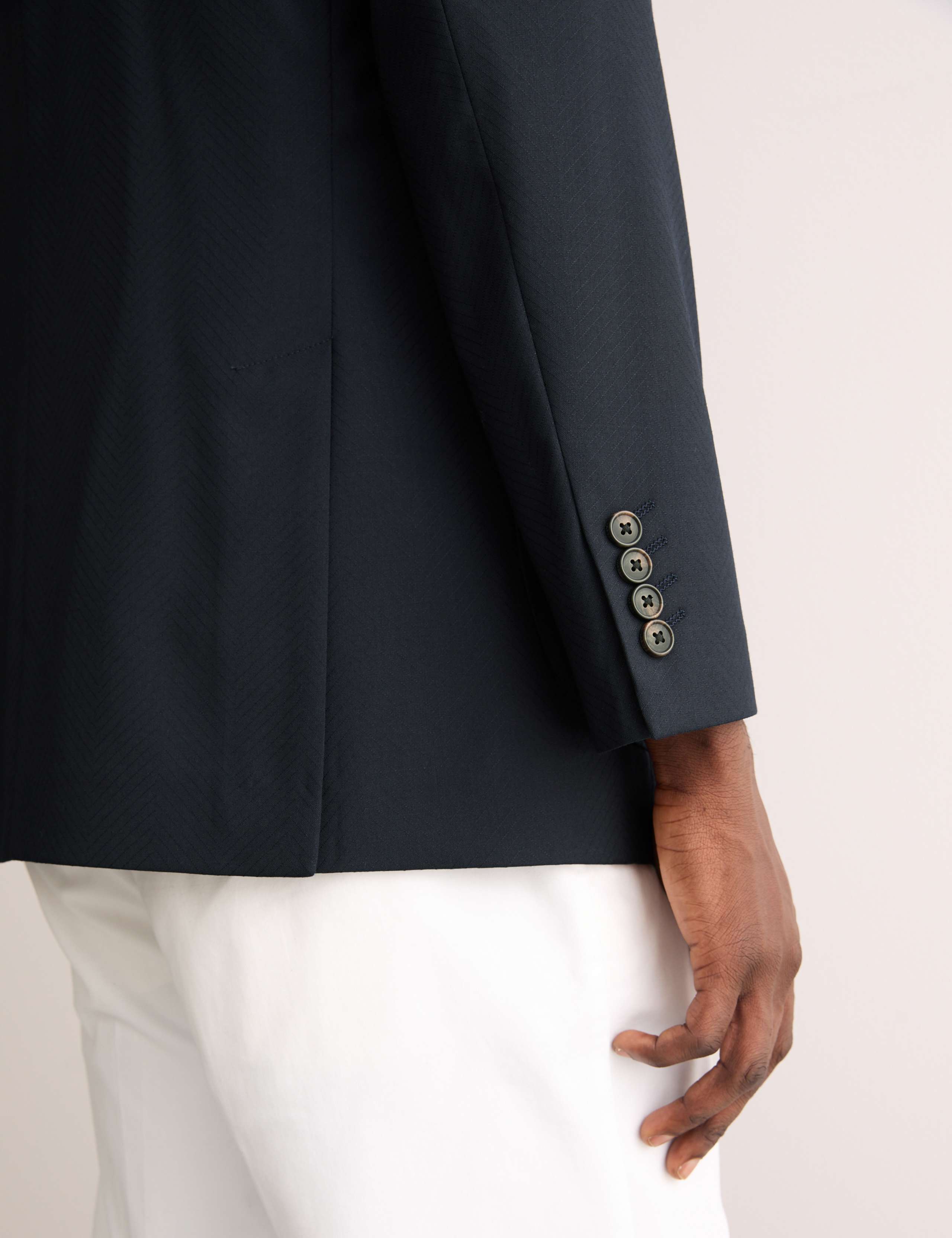 Tailored Fit Italian Pure Wool Blazer 7 of 8