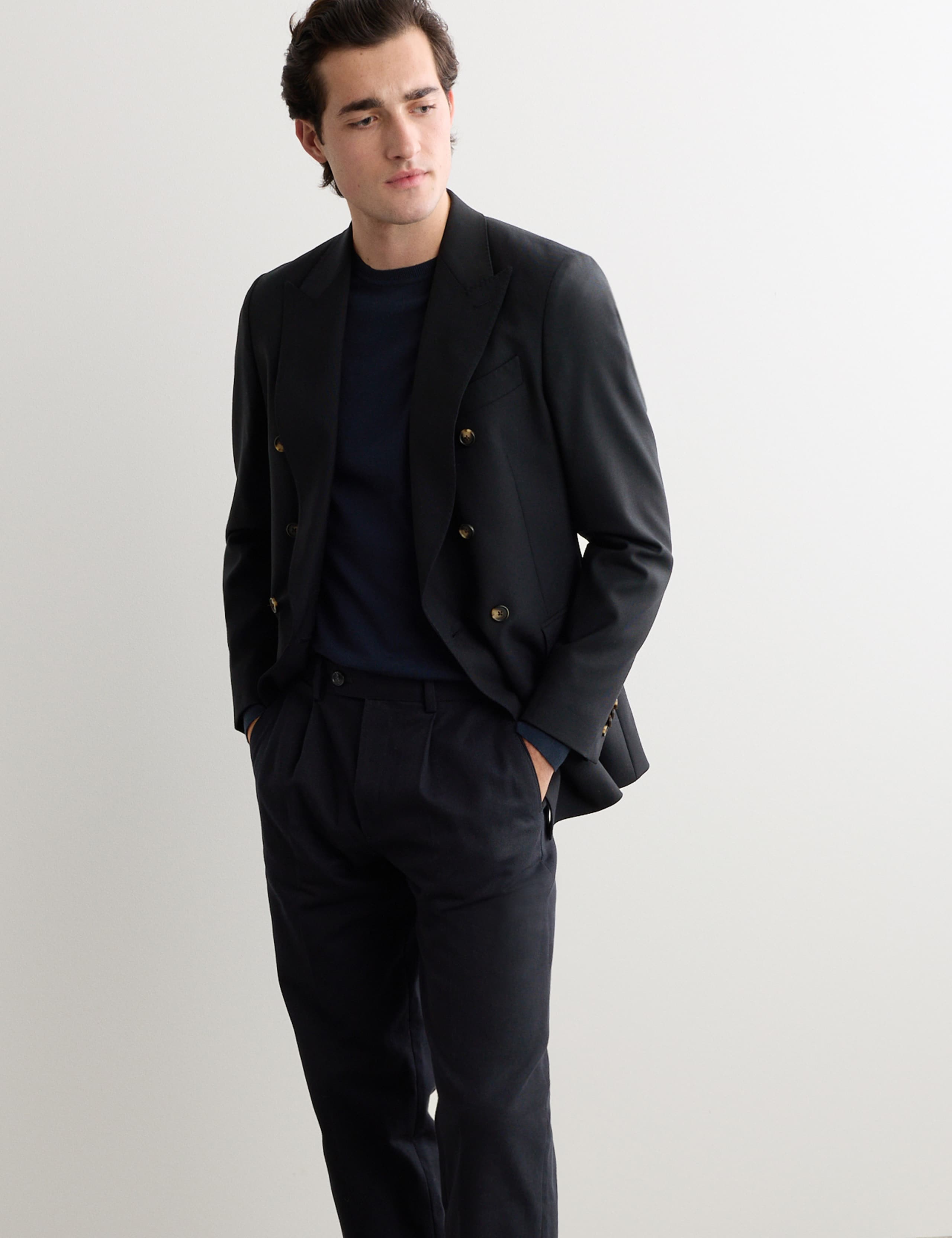 Tailored Fit Italian Pure Wool Blazer 1 of 8