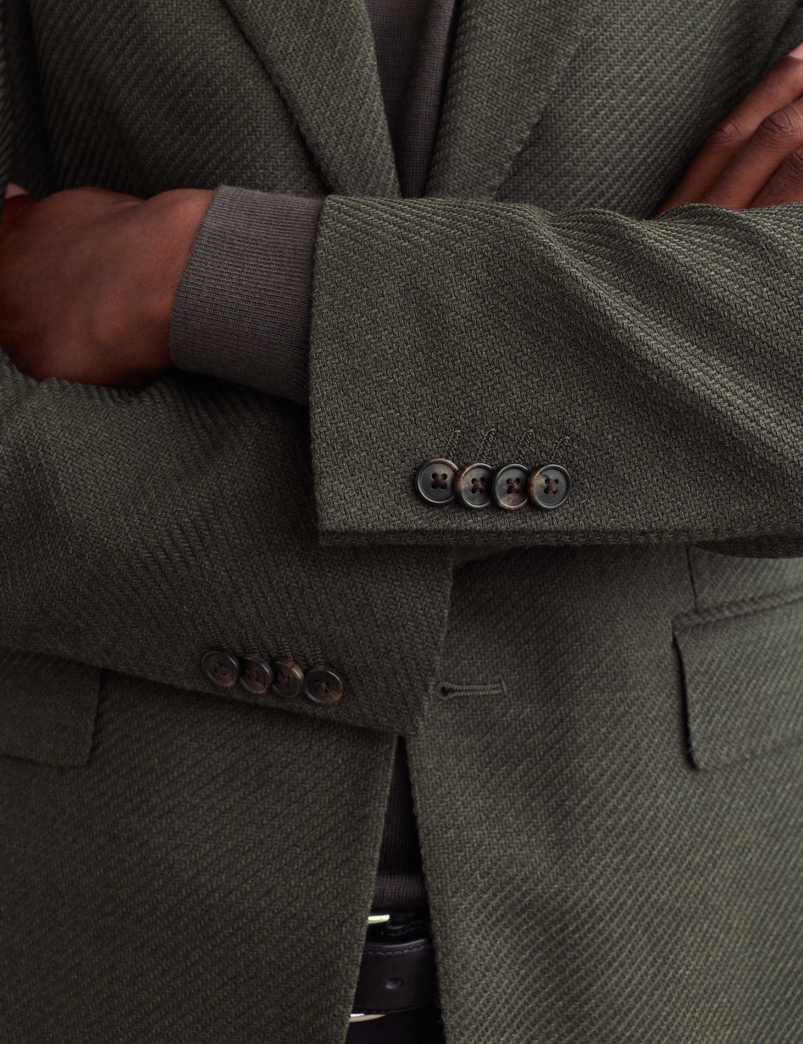 Tailored Fit Wool Rich Twill Blazer 5 of 8
