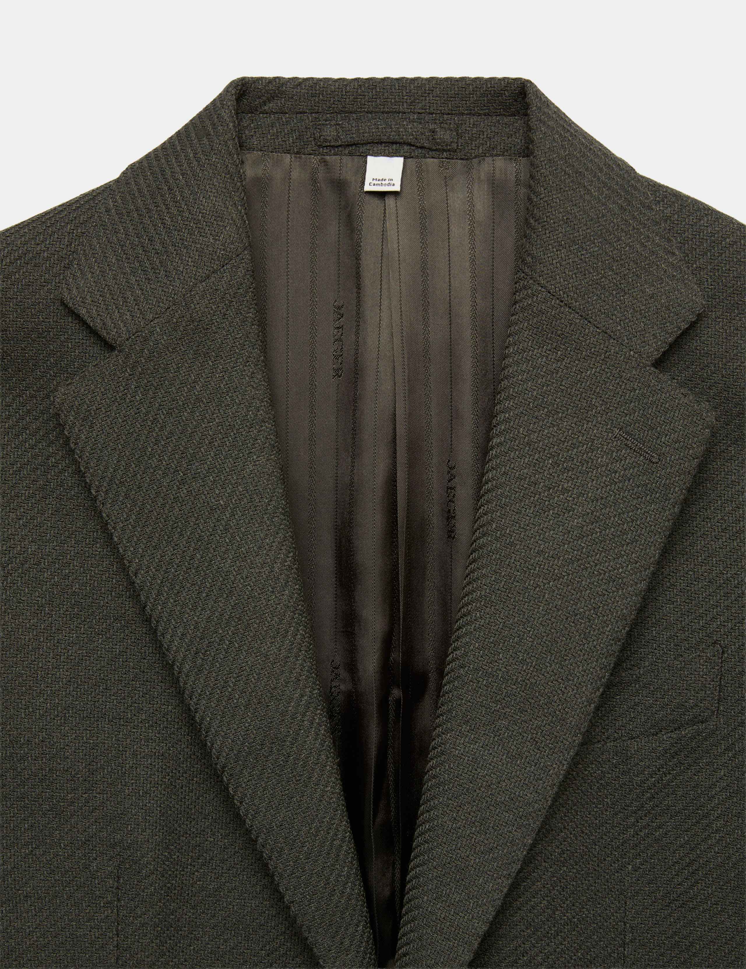 Tailored Fit Wool Rich Twill Blazer 8 of 8