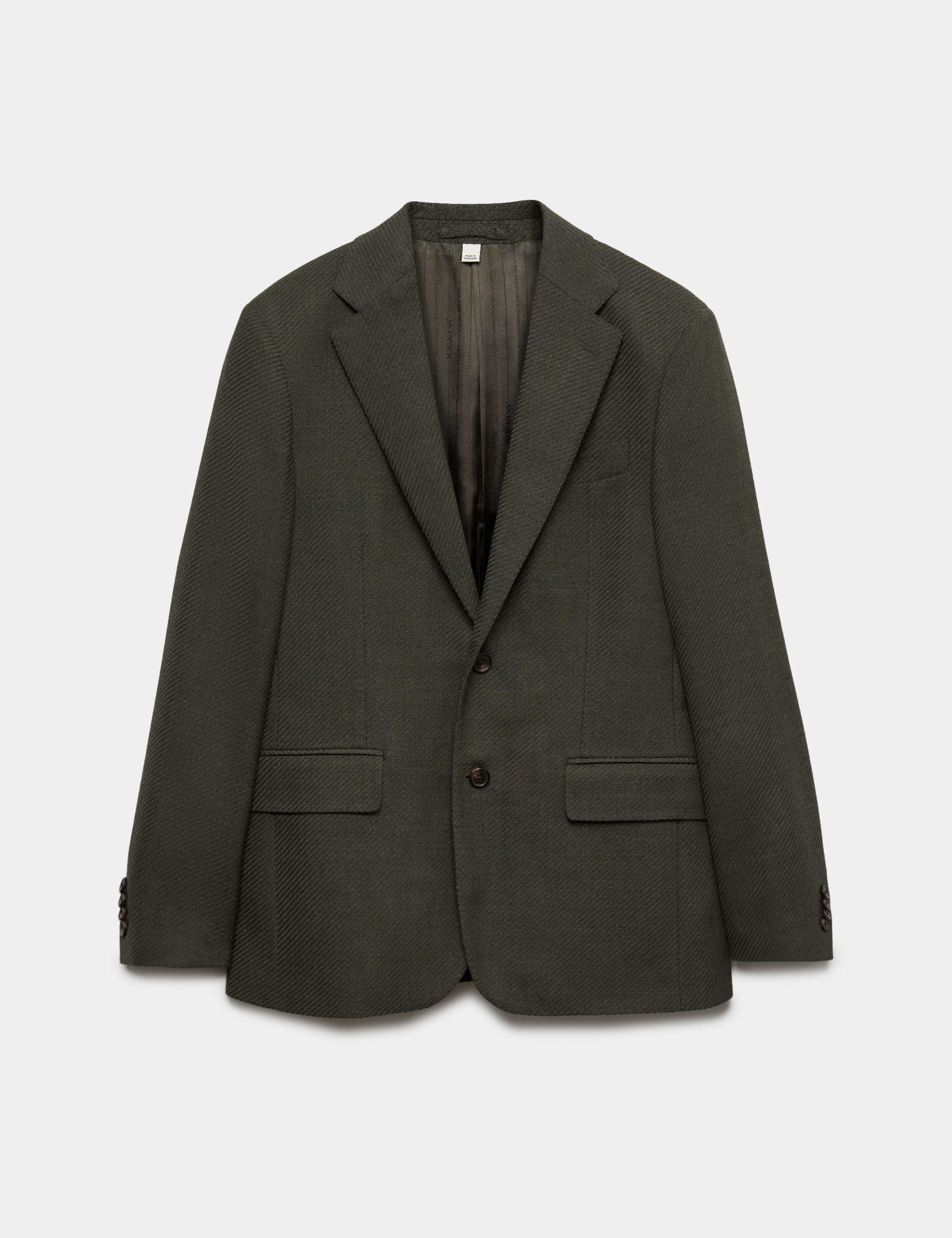 Tailored Fit Wool Rich Twill Blazer 2 of 8
