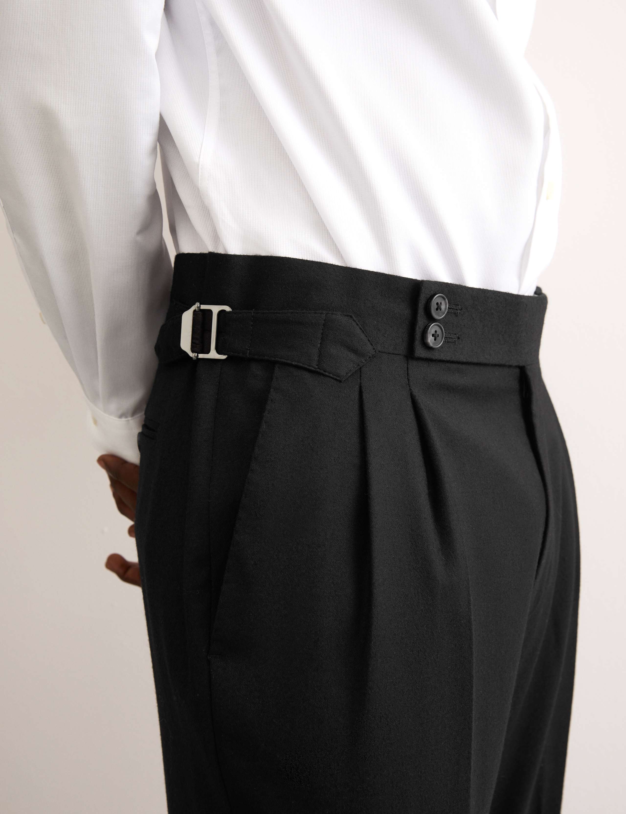 Tailored Wool Rich Trousers with Cashmere 4 of 7