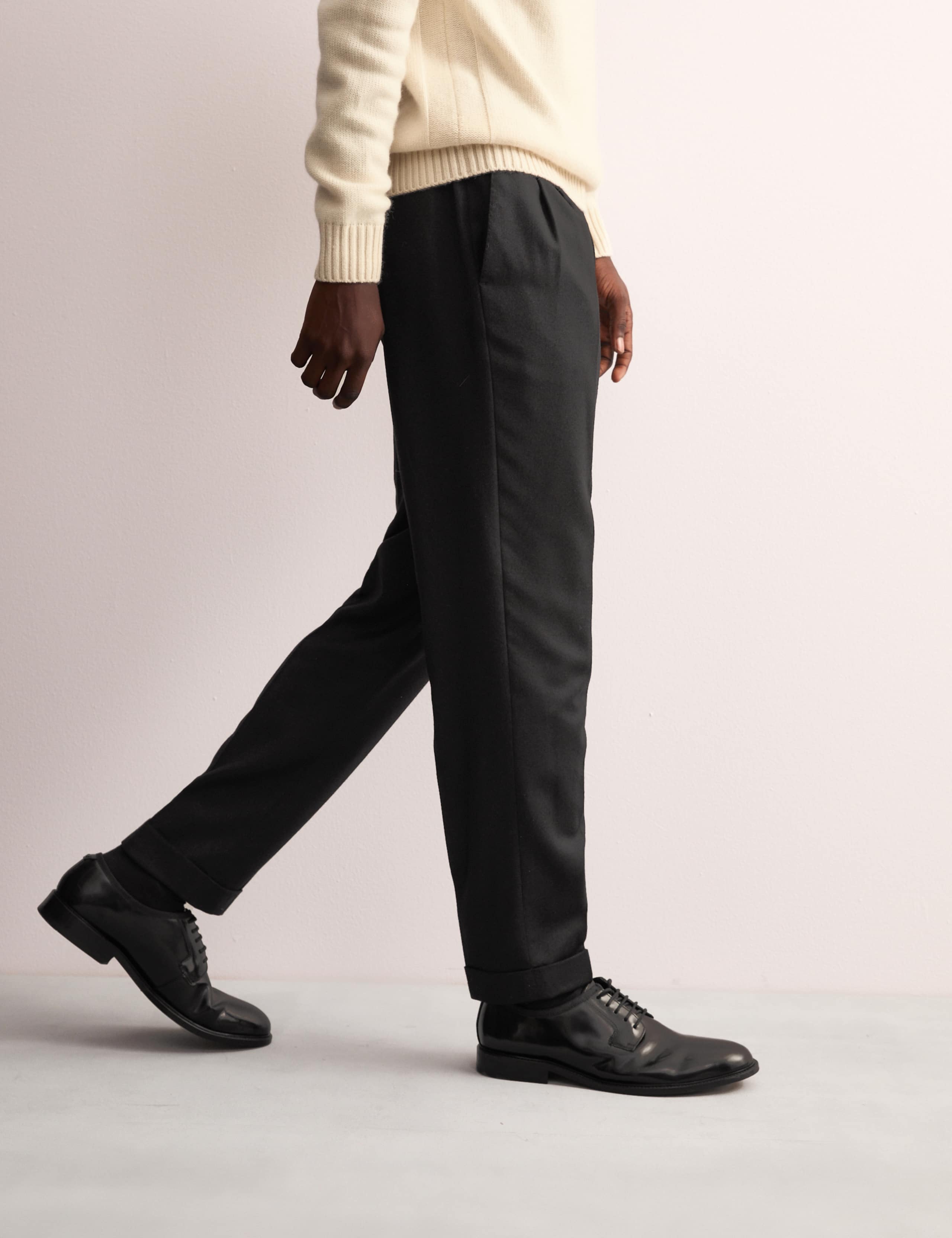 Tailored Wool Rich Trousers with Cashmere 5 of 7