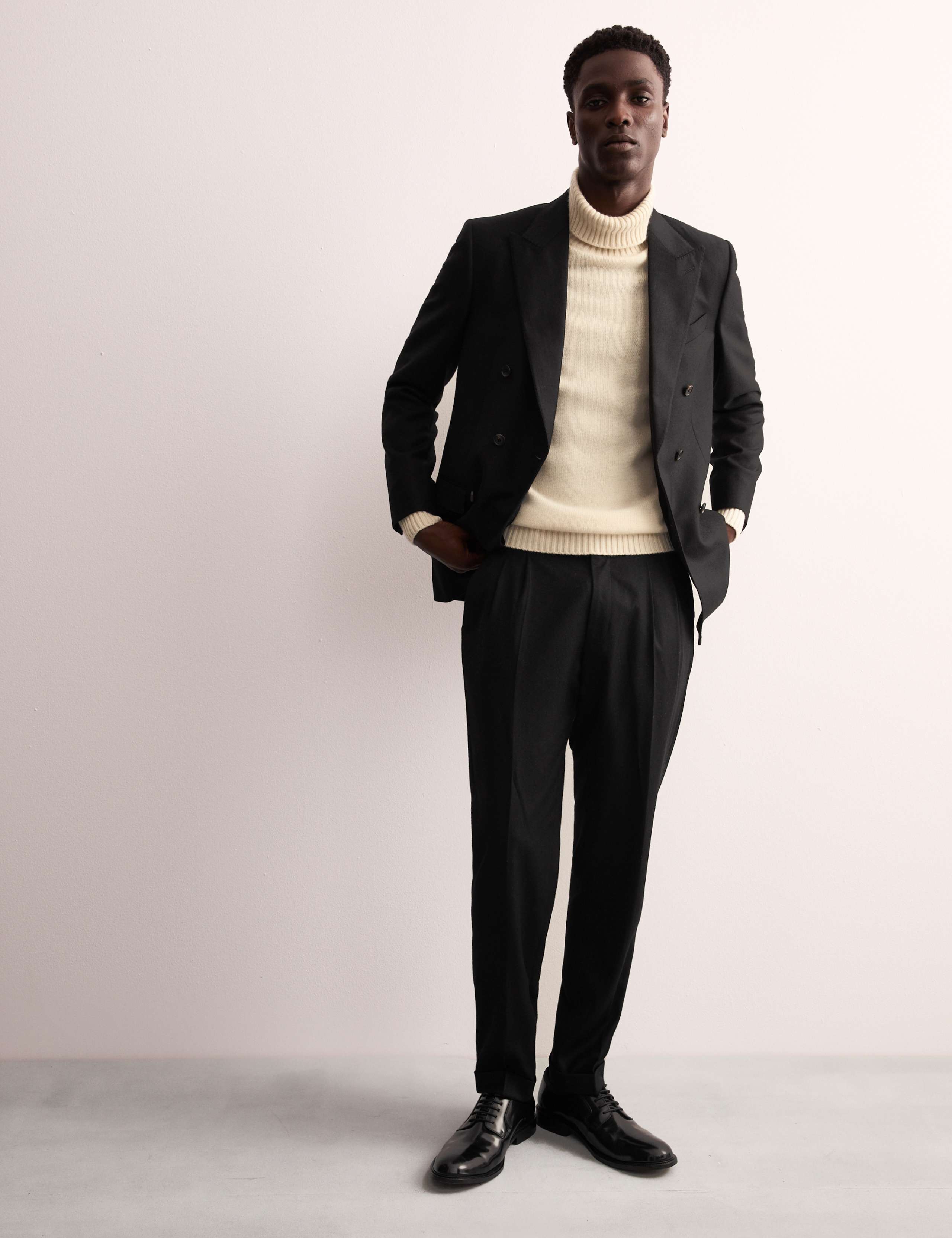 Tailored Wool Rich Trousers with Cashmere 6 of 7