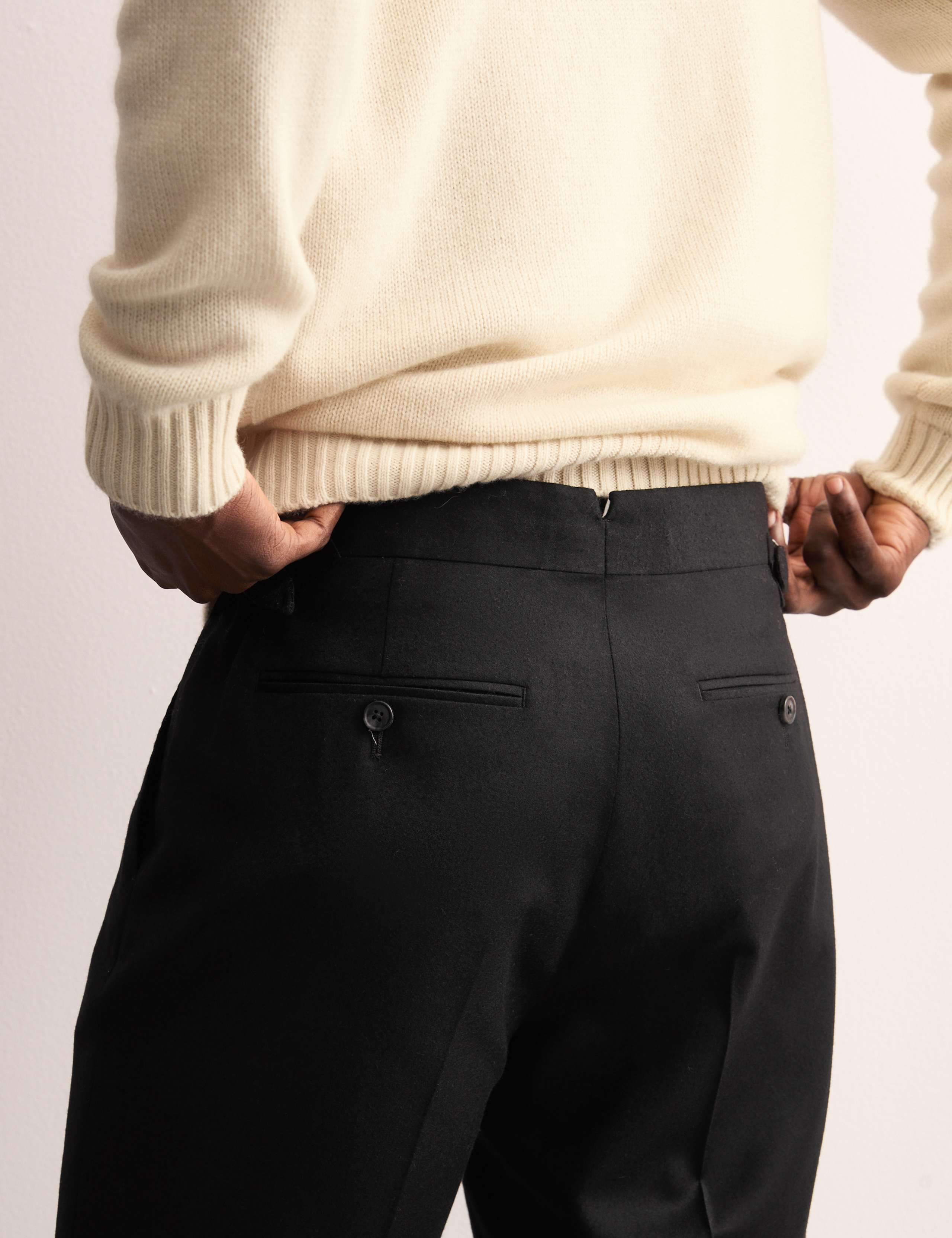 Tailored Wool Rich Trousers with Cashmere 7 of 7