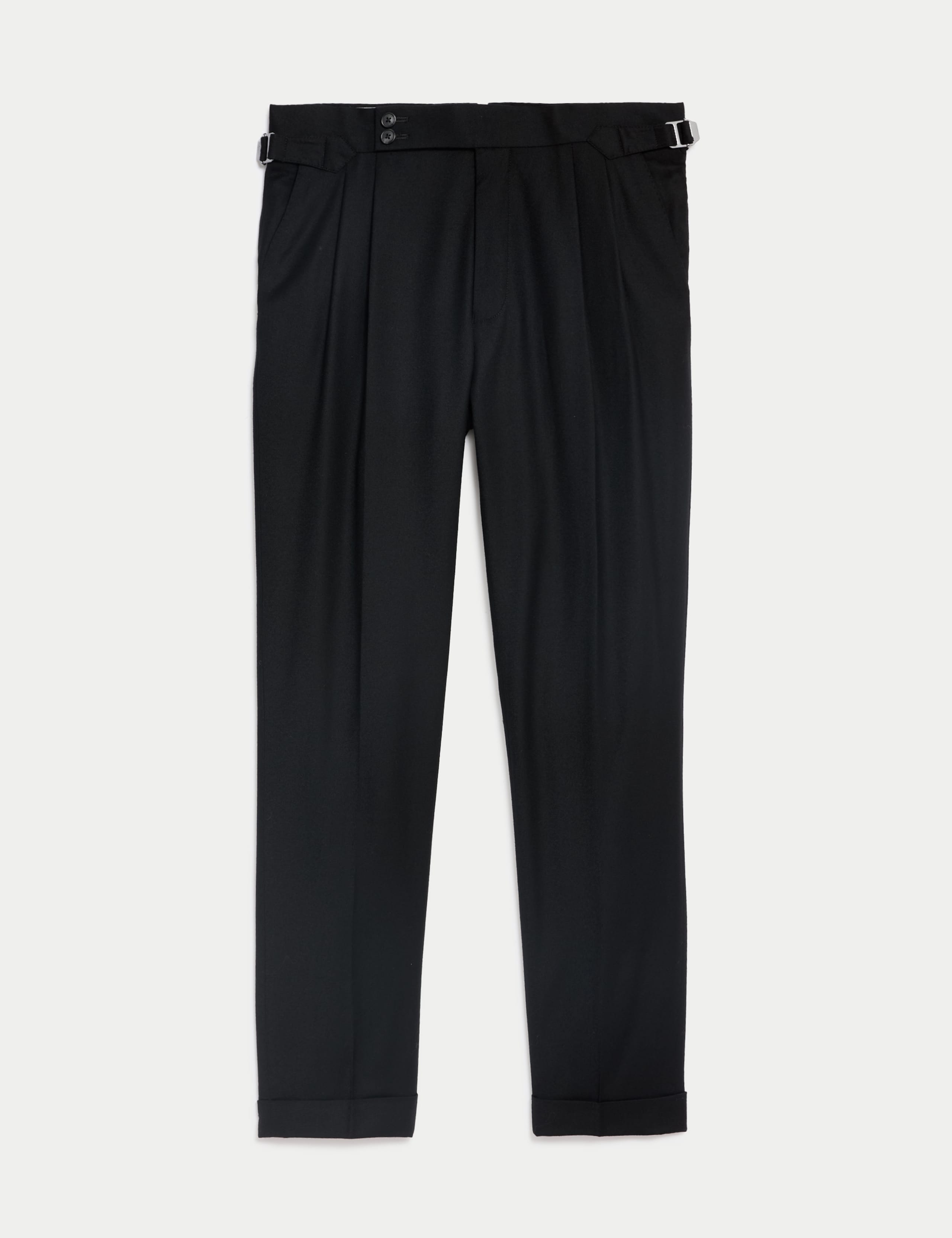 Tailored Wool Rich Trousers with Cashmere 2 of 7