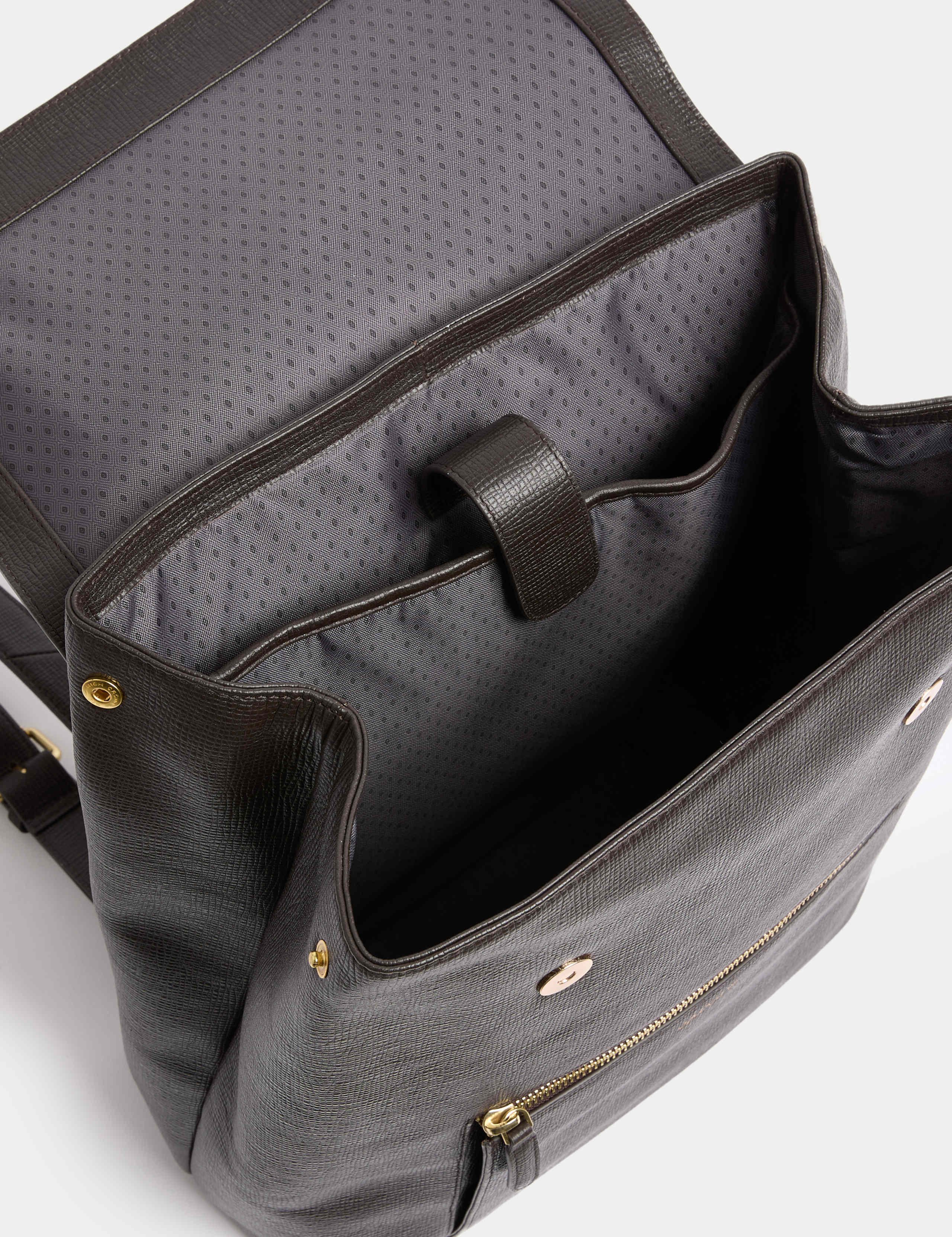 Leather Buckle Backpack 4 of 4