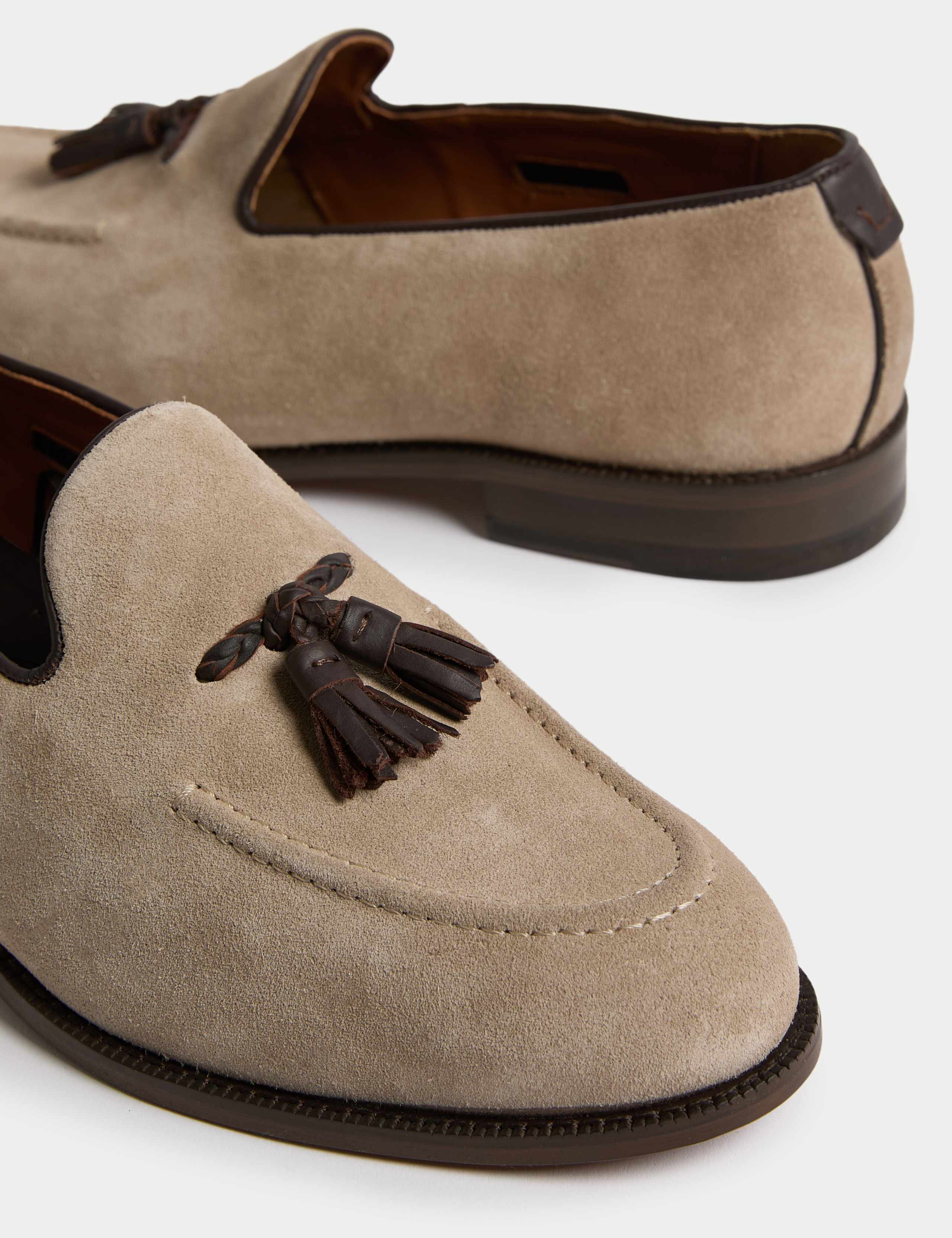 Suede Tassel Loafers 2 of 3