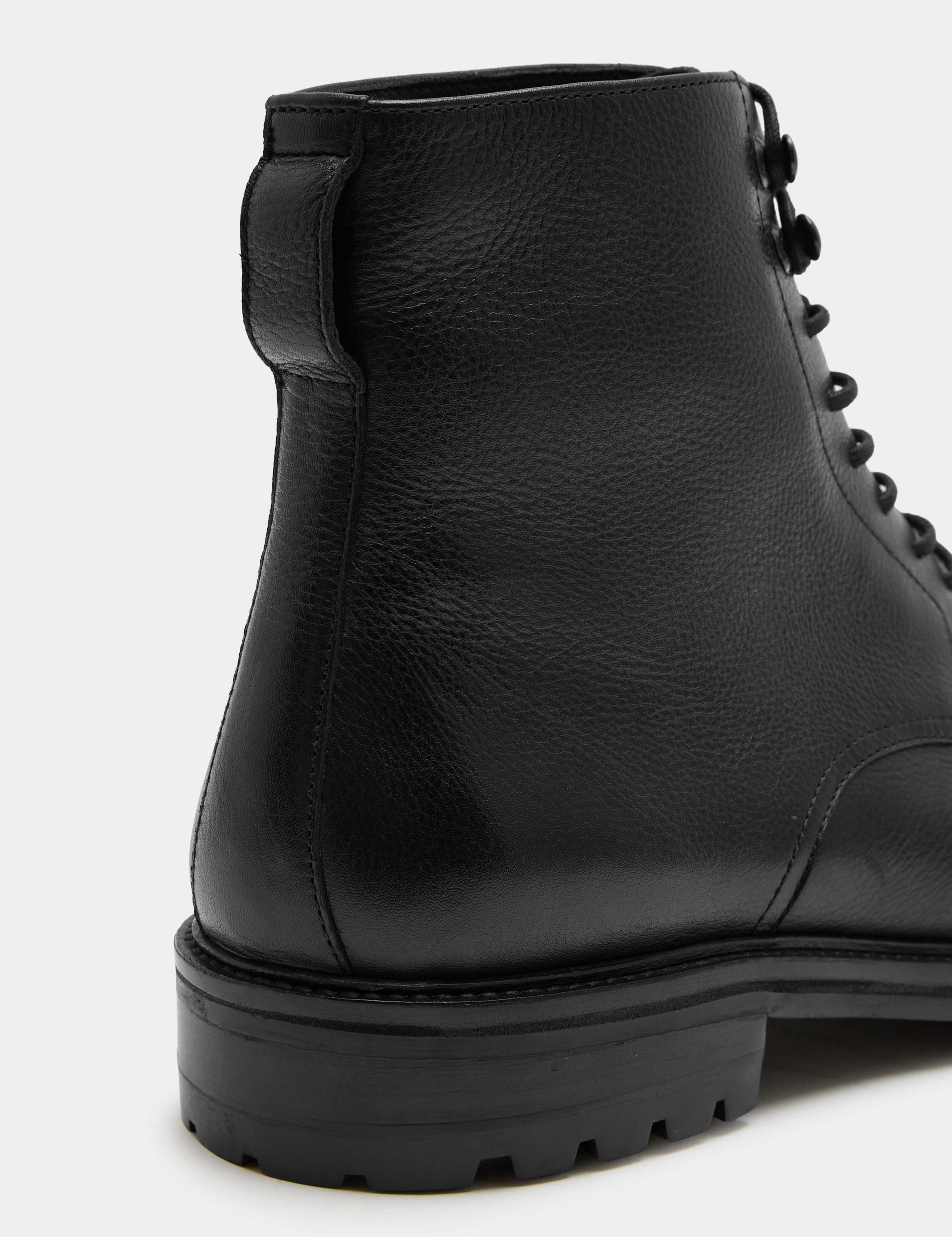 Leather Lace Up Casual Boots 3 of 4