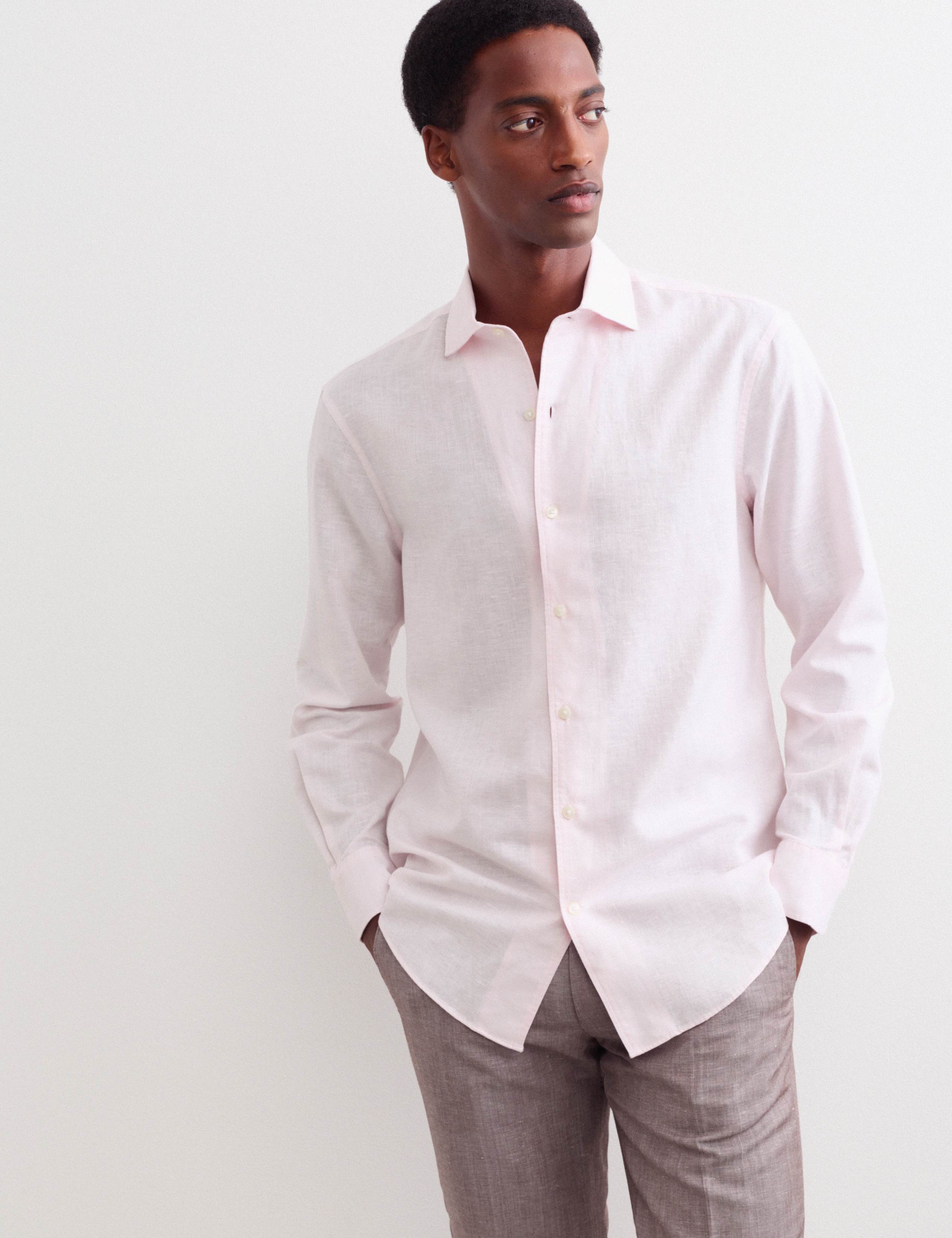 Regular Fit Luxury Linen Cotton Shirt 4 of 7