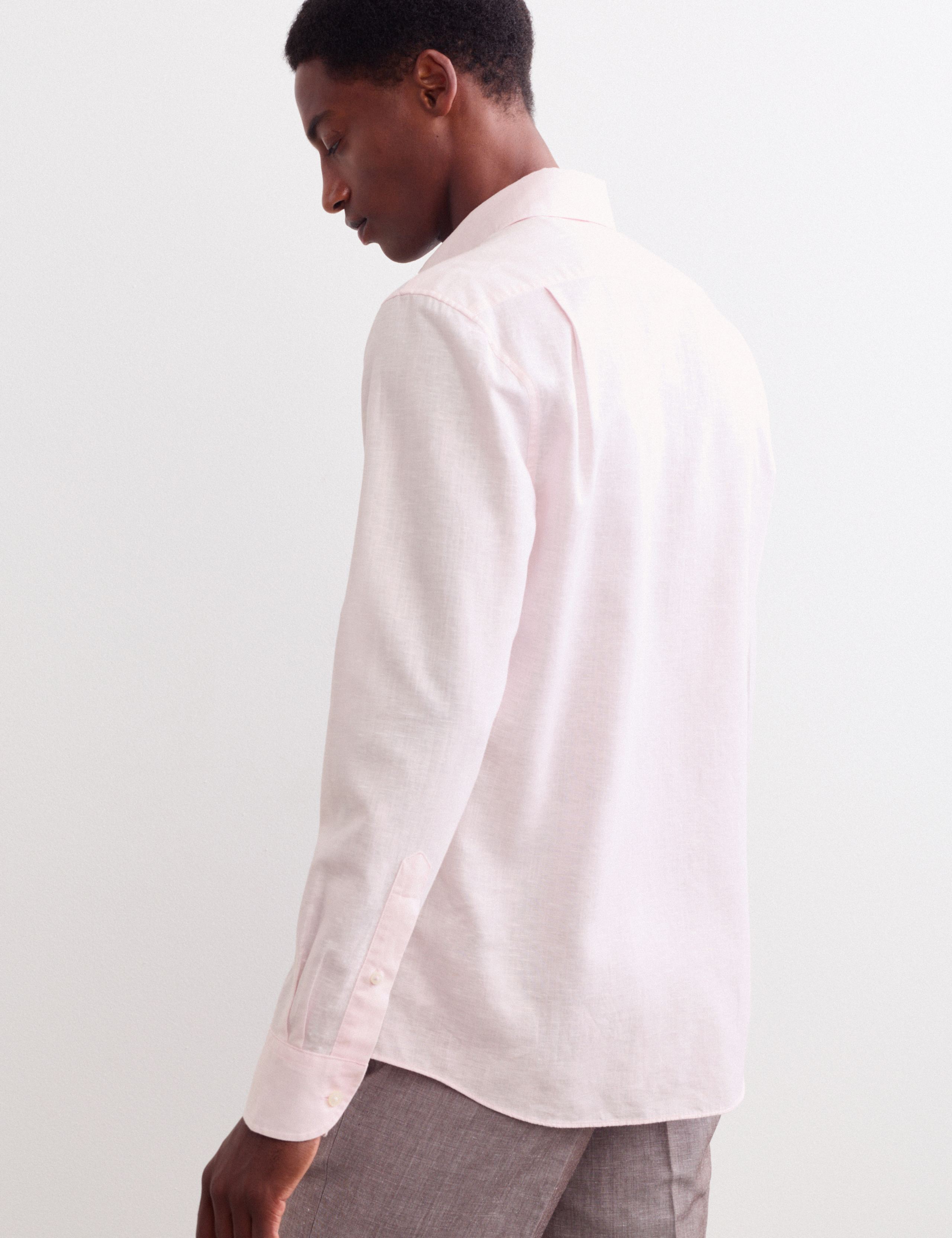 Regular Fit Luxury Linen Cotton Shirt 5 of 7
