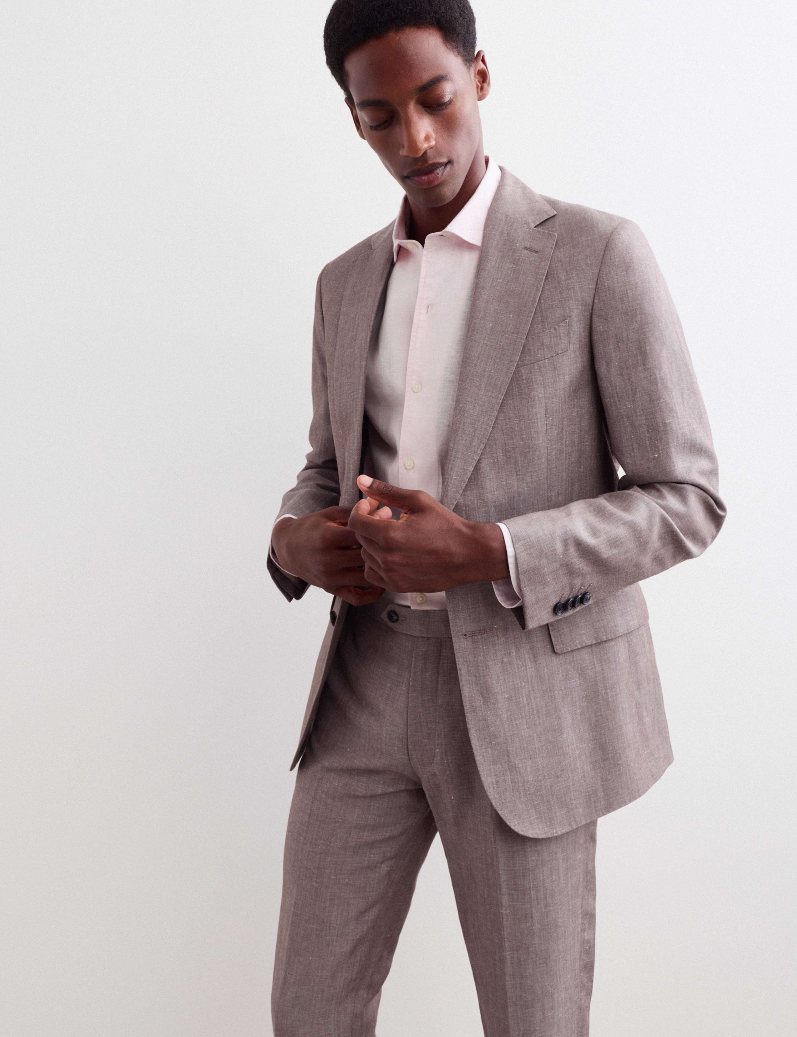 Regular Fit Luxury Linen Cotton Shirt 6 of 7