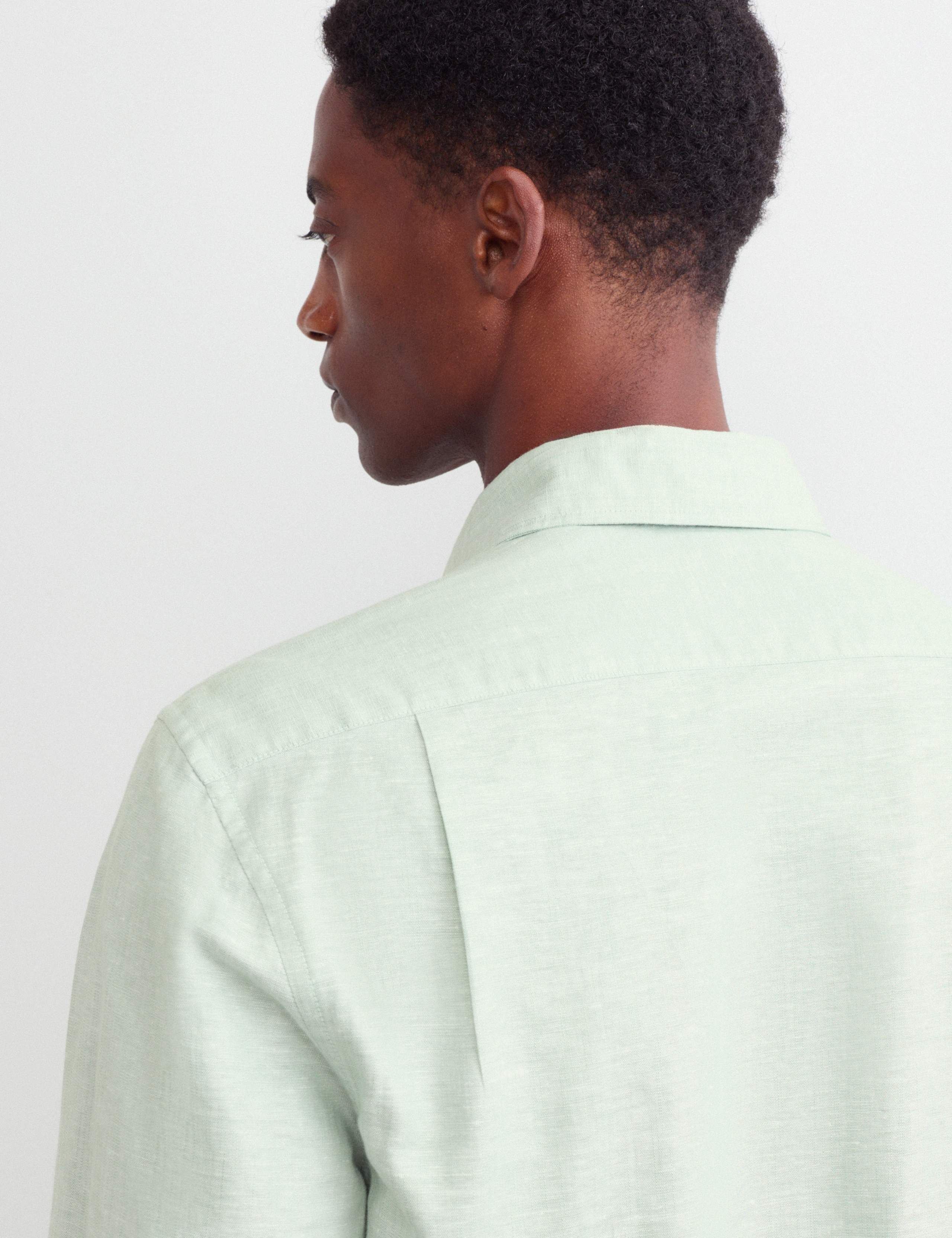 Regular Fit Luxury Linen Cotton Shirt 4 of 8
