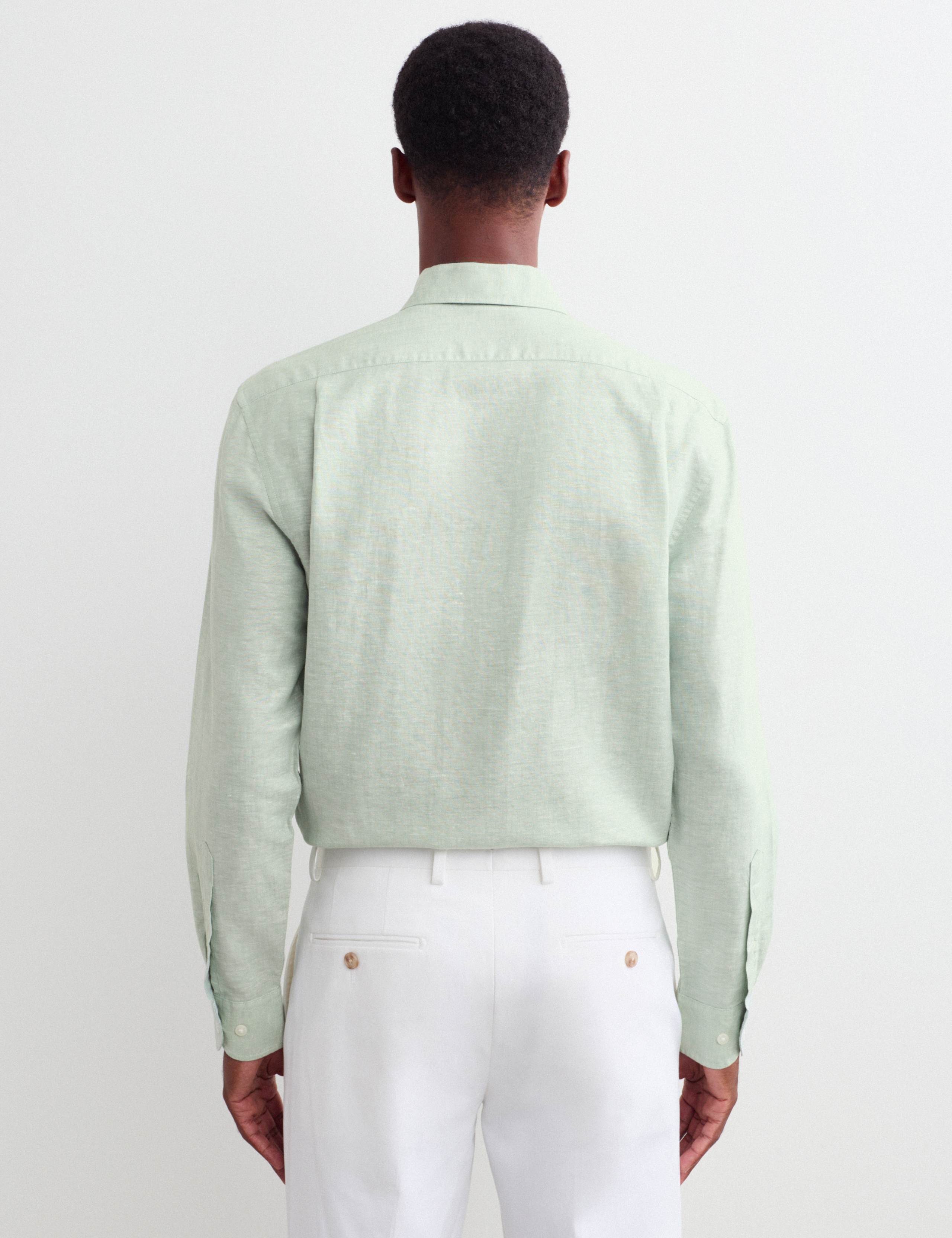 Regular Fit Luxury Linen Cotton Shirt 6 of 8