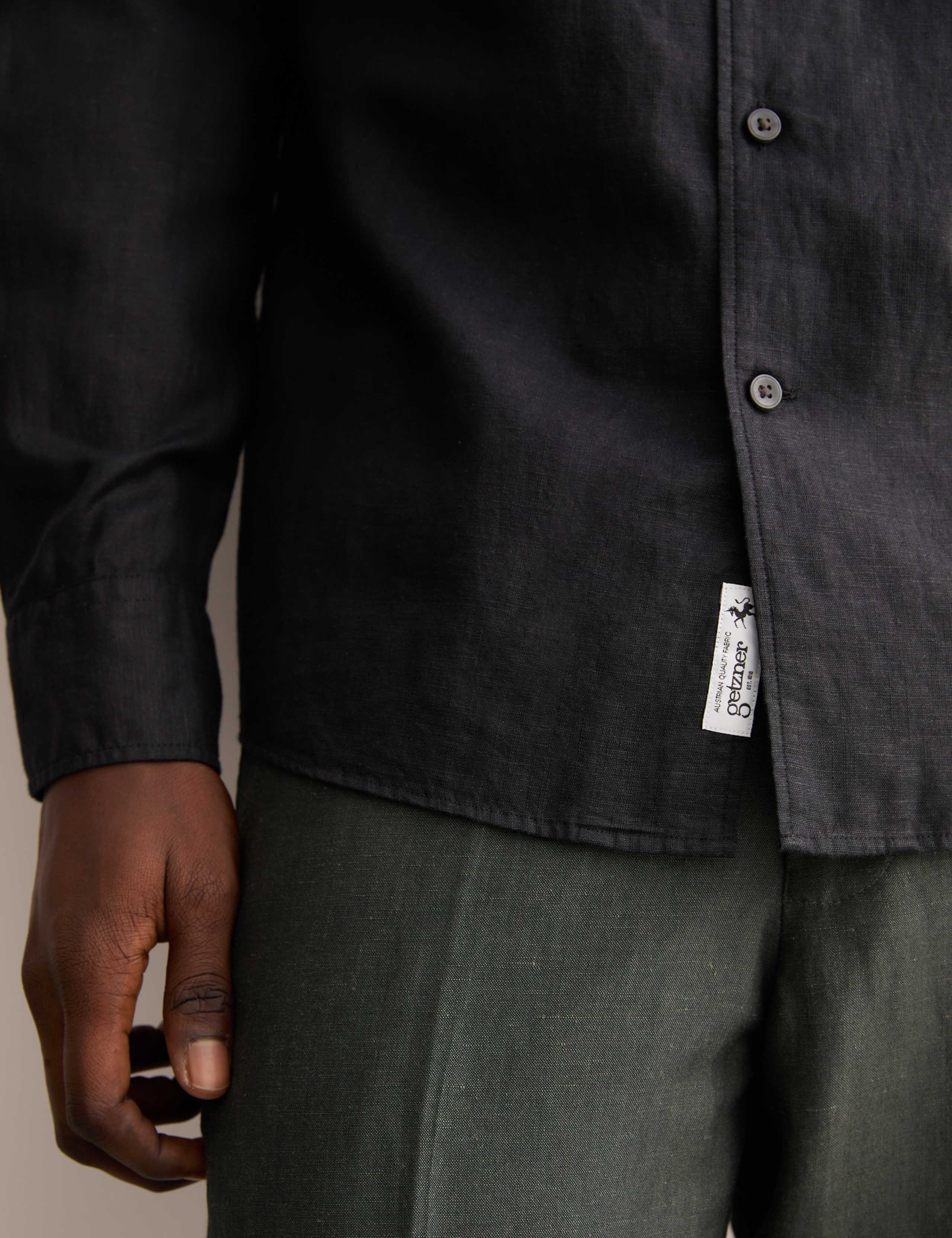 Regular Fit Luxury Linen Cotton Shirt 5 of 8