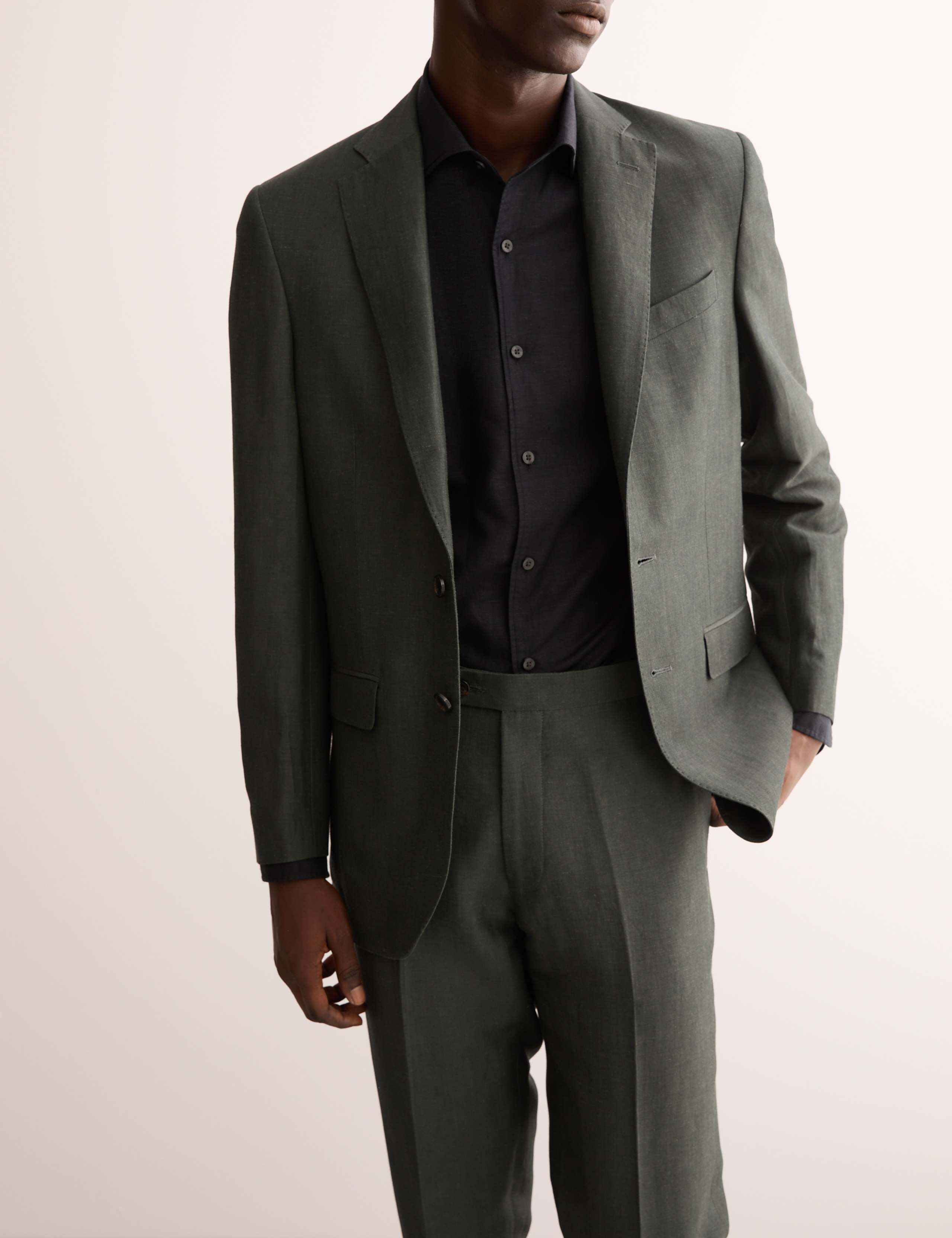 Regular Fit Luxury Linen Cotton Shirt 7 of 8