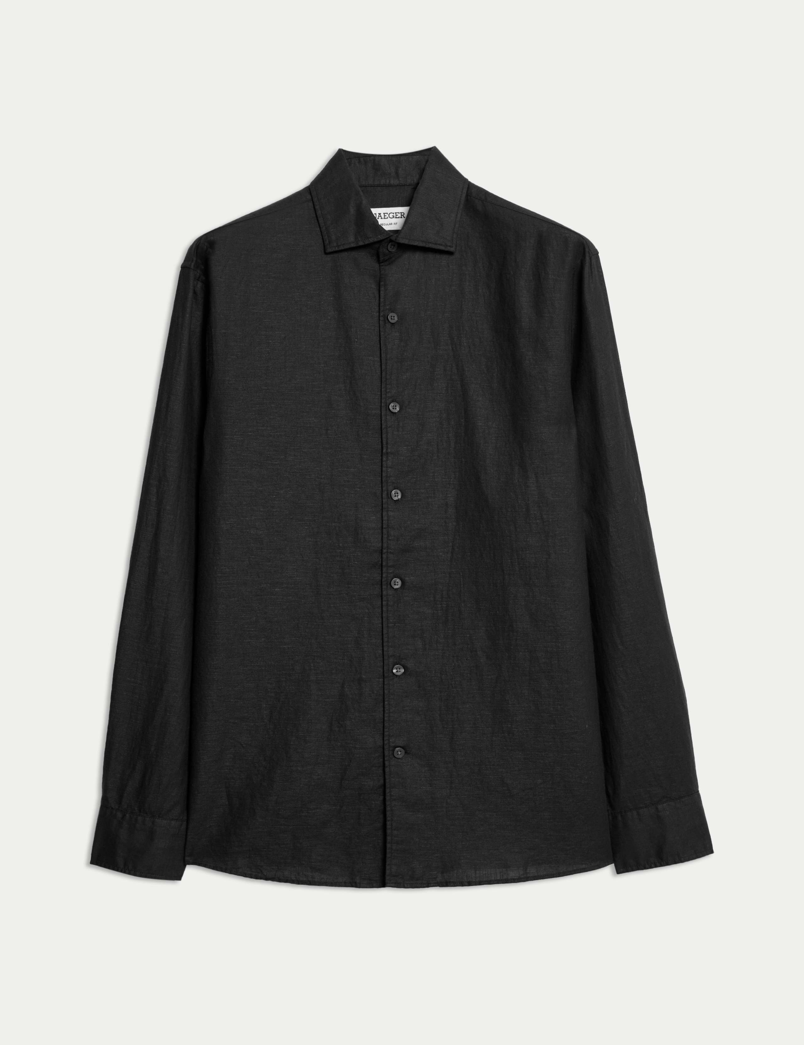 Regular Fit Luxury Linen Cotton Shirt 2 of 8