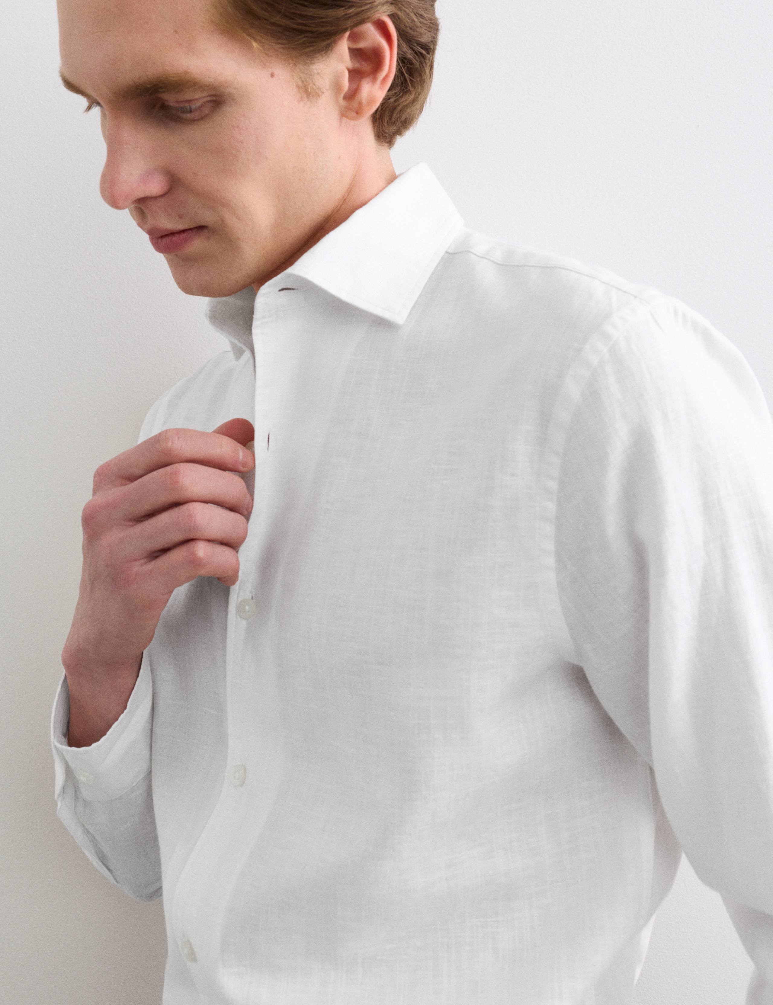 Regular Fit Luxury Linen Cotton Shirt 3 of 7
