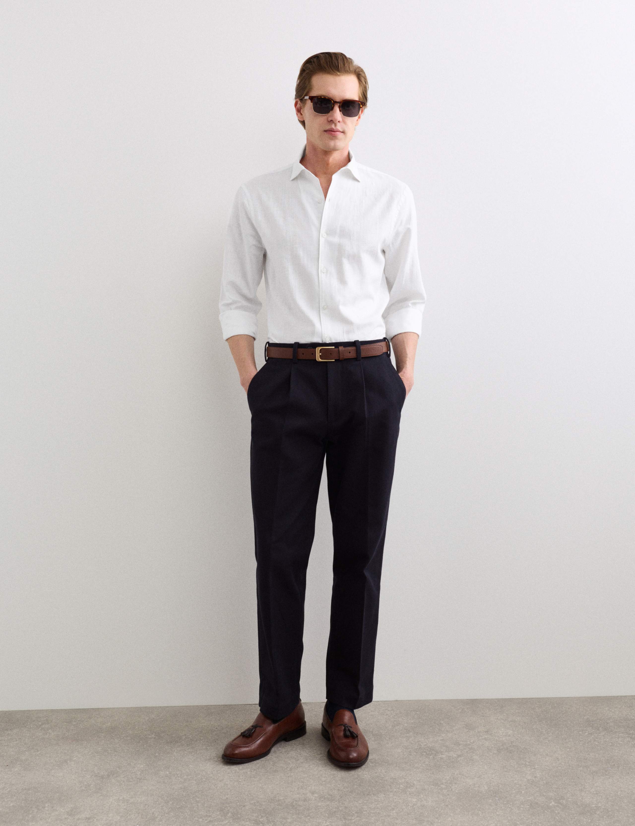 Regular Fit Luxury Linen Cotton Shirt 5 of 7
