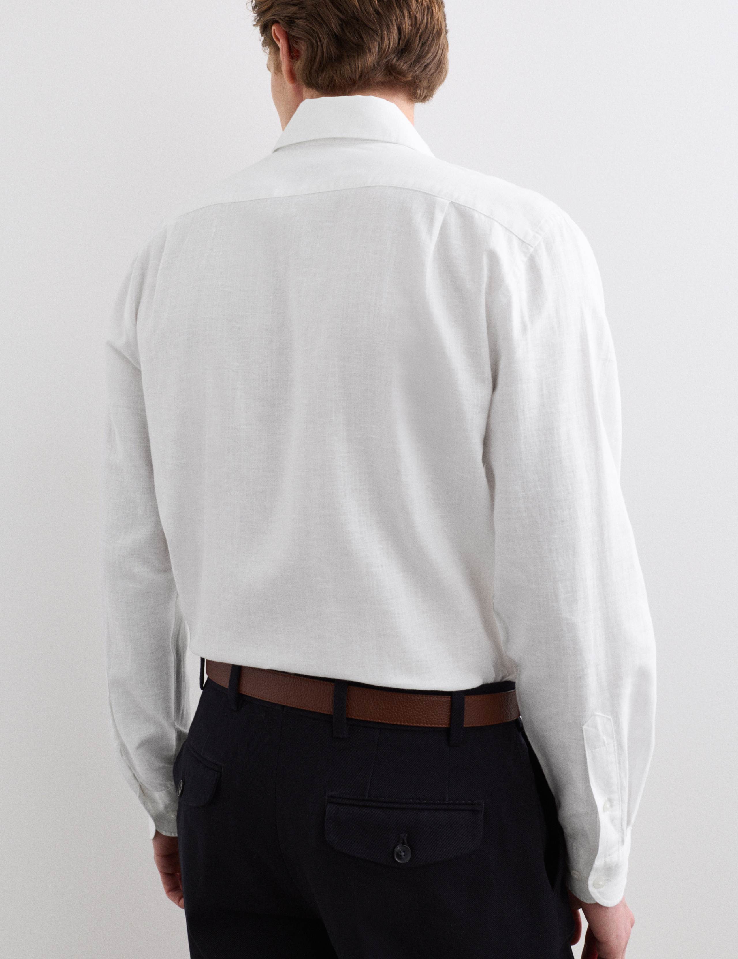 Regular Fit Luxury Linen Cotton Shirt 6 of 7