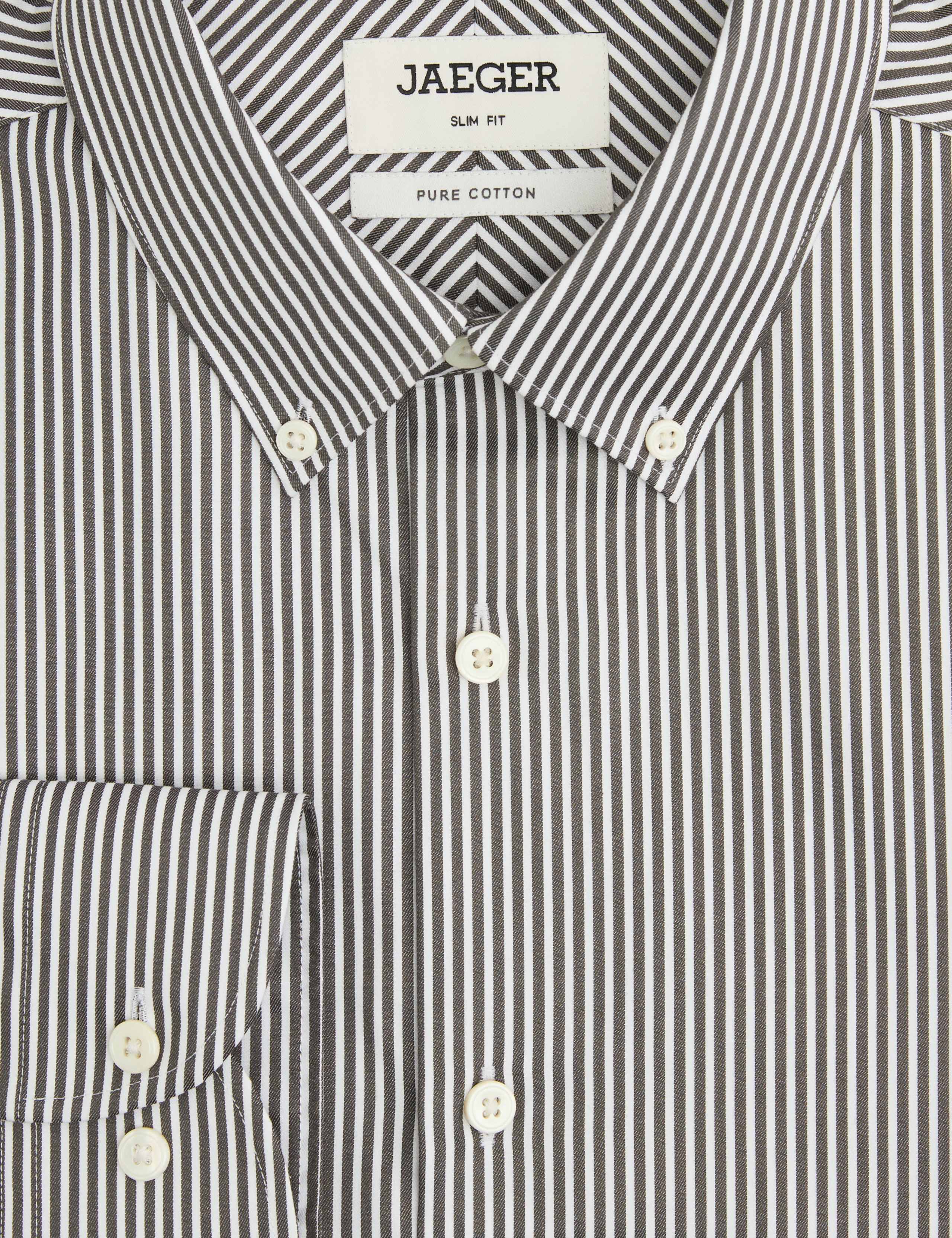 Slim Fit Pure Cotton Striped Shirt 2 of 2